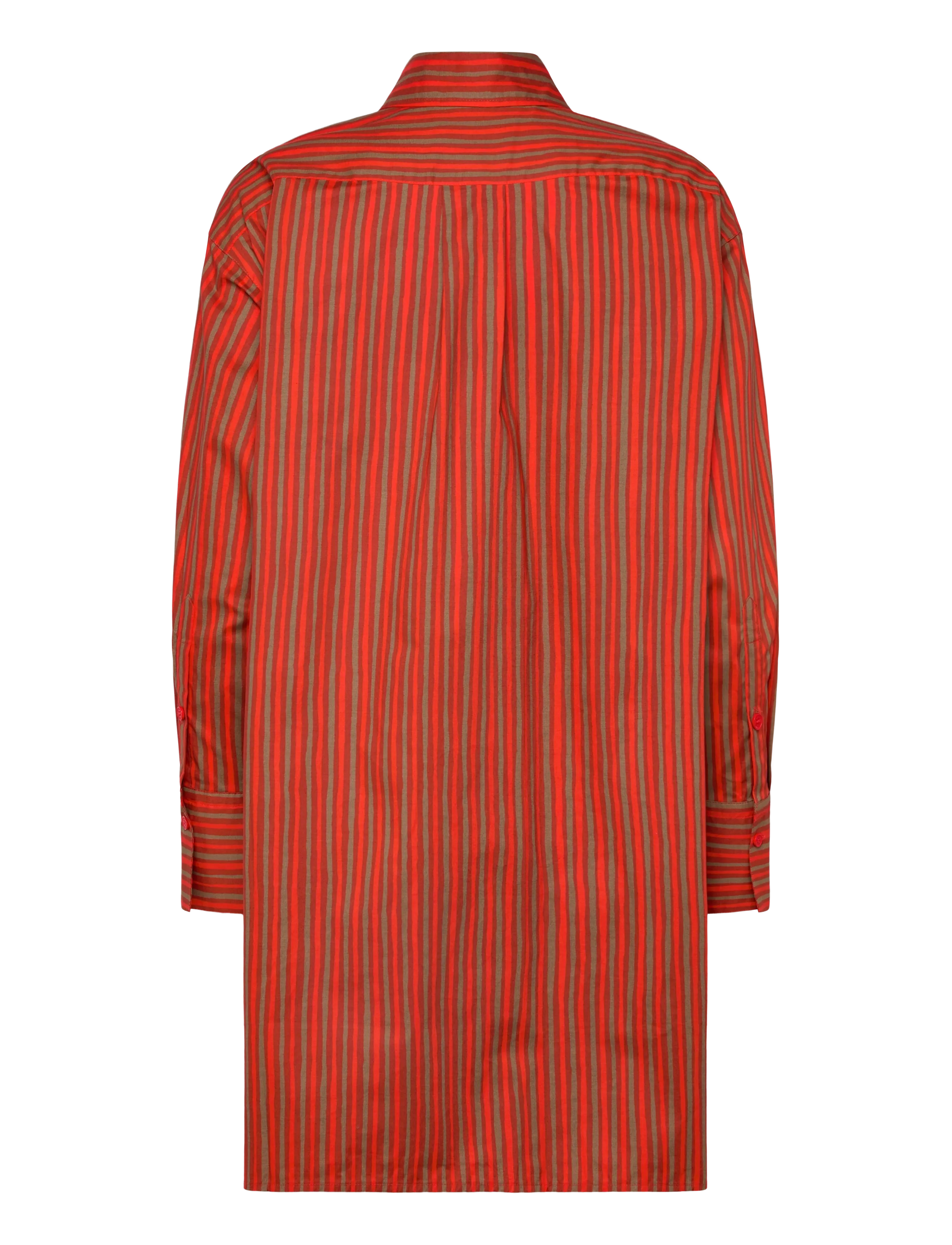 Marimekko - KUVITELMA PICCOLO - skjortklänningar - dark orange, beige - 2