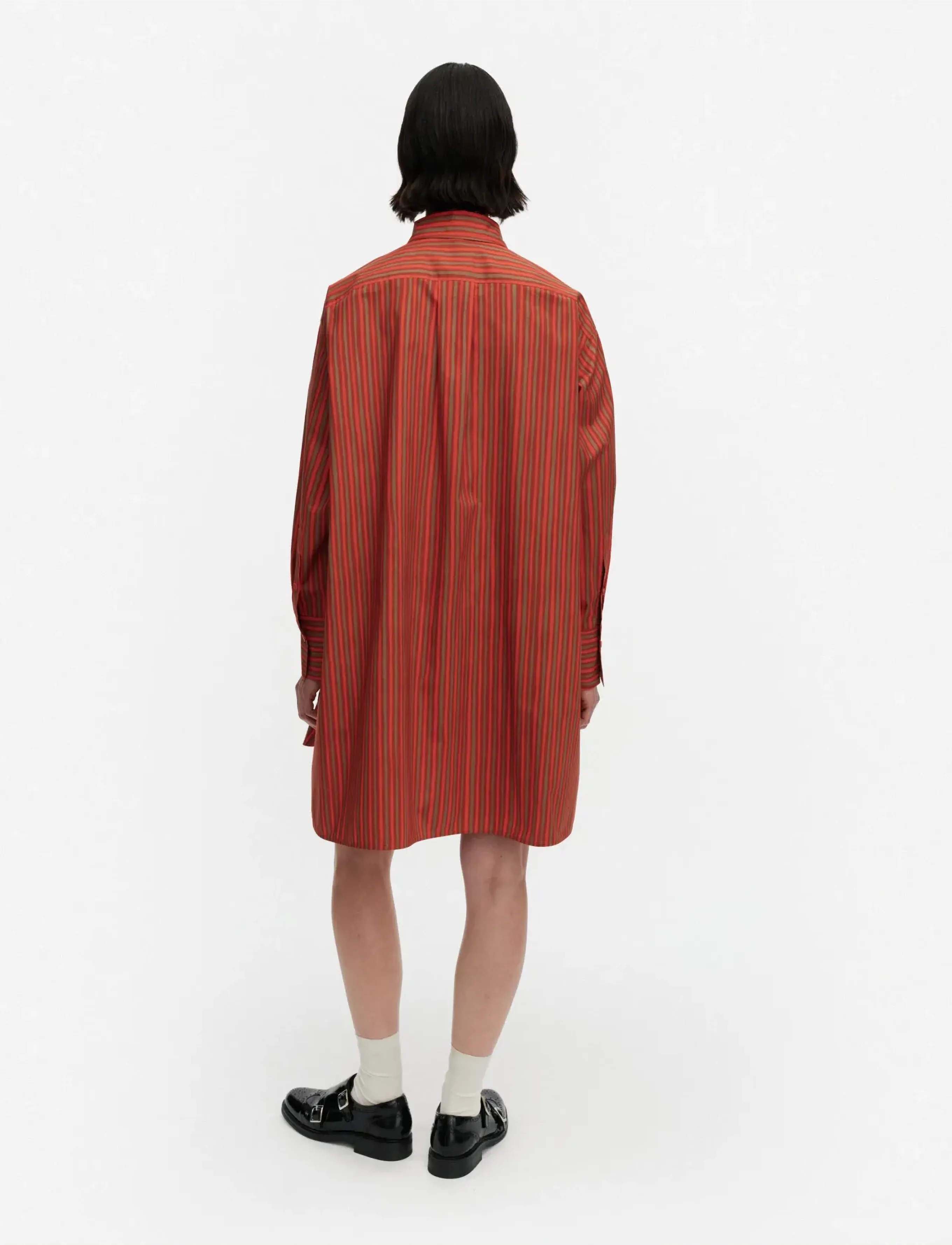 Marimekko - KUVITELMA PICCOLO - skjortklänningar - dark orange, beige - 3