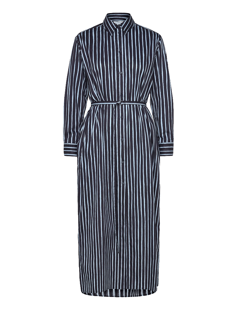 Marimekko - TEKNIIKKA PICCOLO - skjortklänningar - dark blue, light blue - 1
