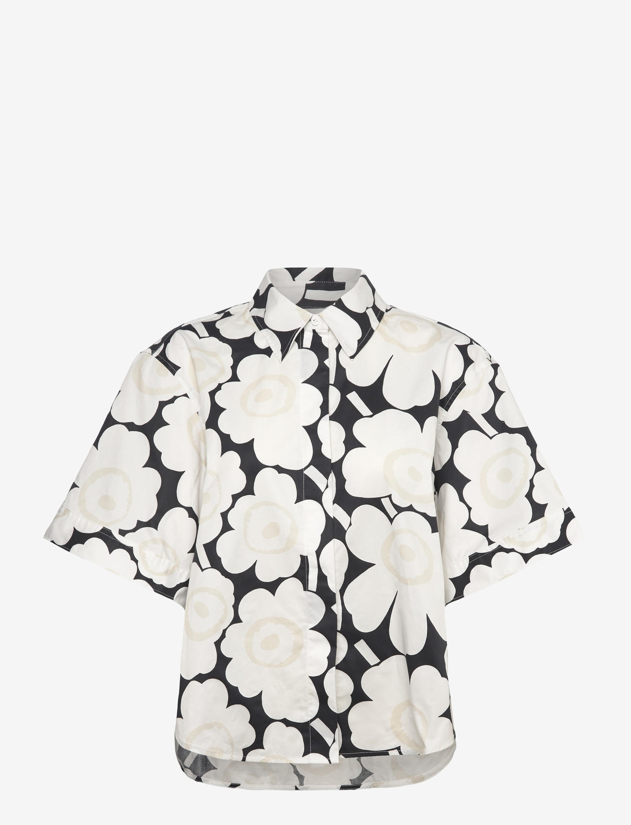 Marimekko - STANDARDI UNIKKO - denimskjorter - white, black, light grey - 1