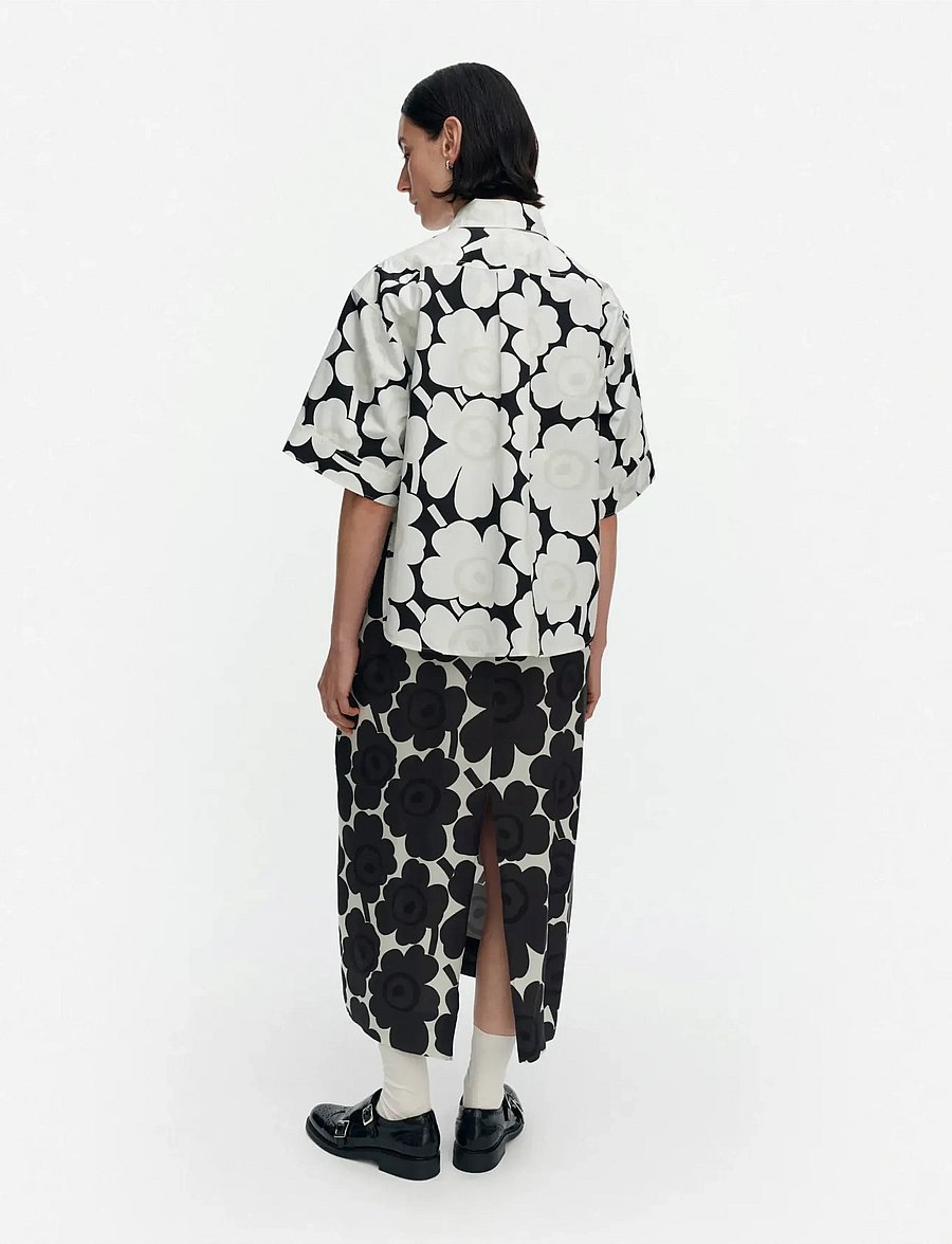Marimekko - STANDARDI UNIKKO - denimskjorter - white, black, light grey - 5