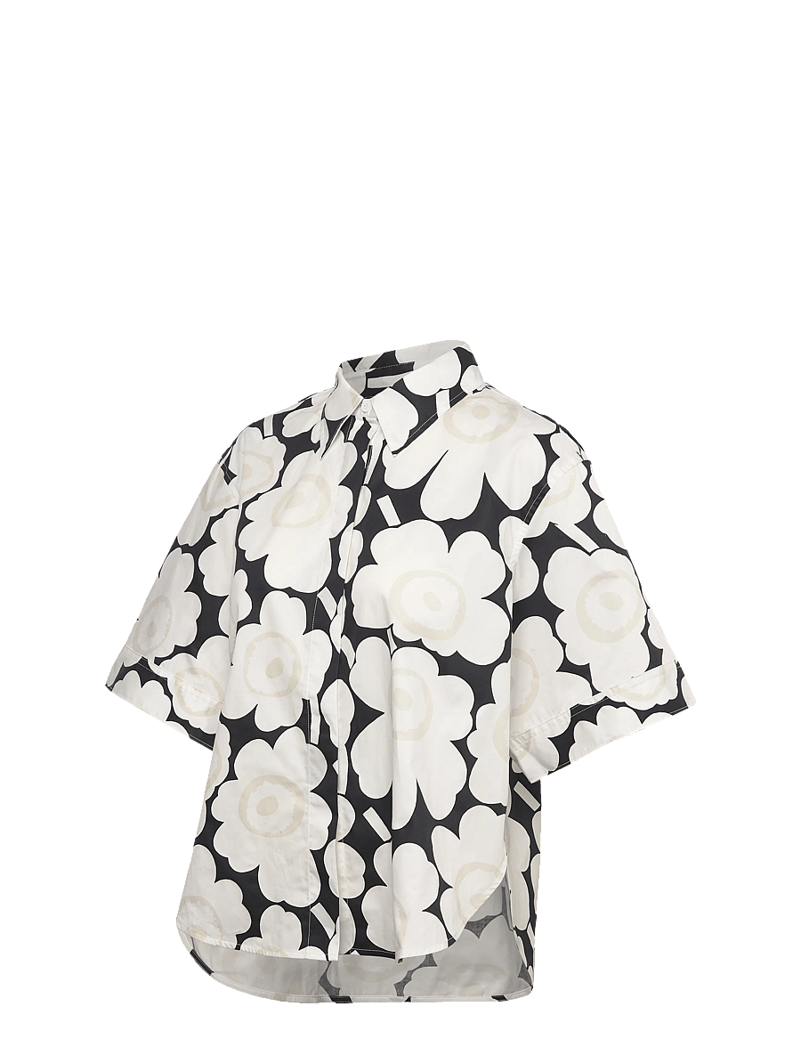 Marimekko - STANDARDI UNIKKO - denimskjorter - white, black, light grey - 3