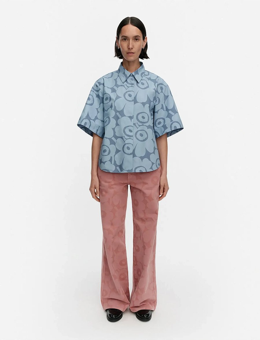 Marimekko - STANDARDI UNIKKO - denim shirts - light blue, light blue - 0