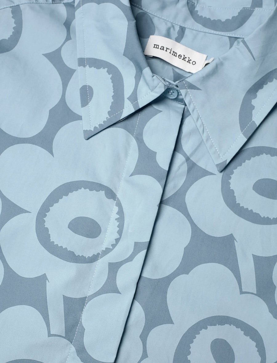 Marimekko - STANDARDI UNIKKO - denim shirts - light blue, light blue - 5
