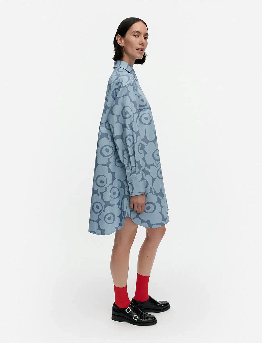Marimekko - KUVITELMA UNIKKO - skjortekjoler - light blue, light blue - 4