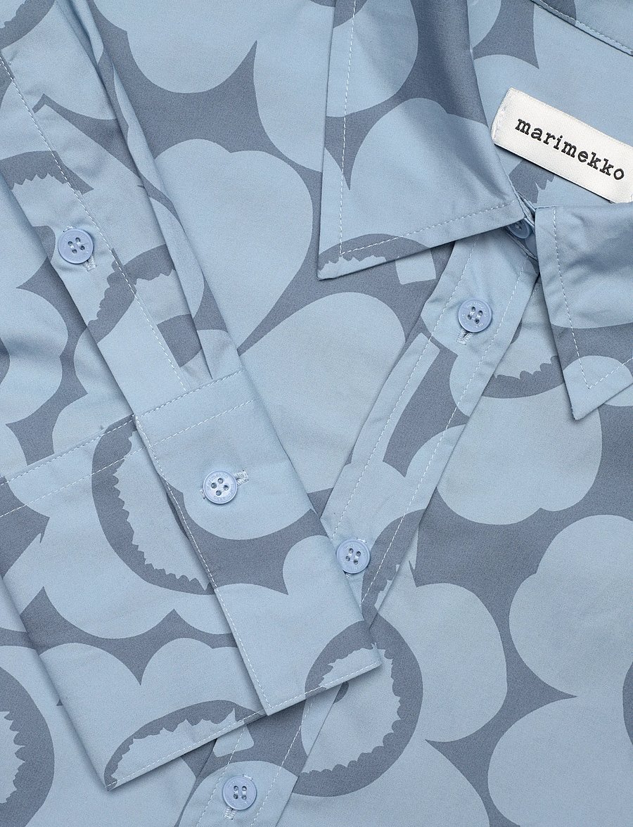 Marimekko - KUVITELMA UNIKKO - skjortekjoler - light blue, light blue - 5