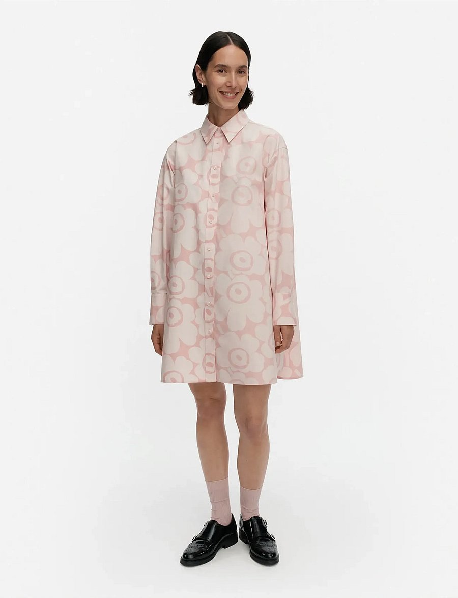 Marimekko - KUVITELMA UNIKKO - skjortekjoler - light pink, light pink - 0