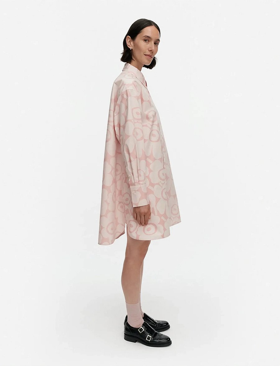 Marimekko - KUVITELMA UNIKKO - skjortekjoler - light pink, light pink - 4