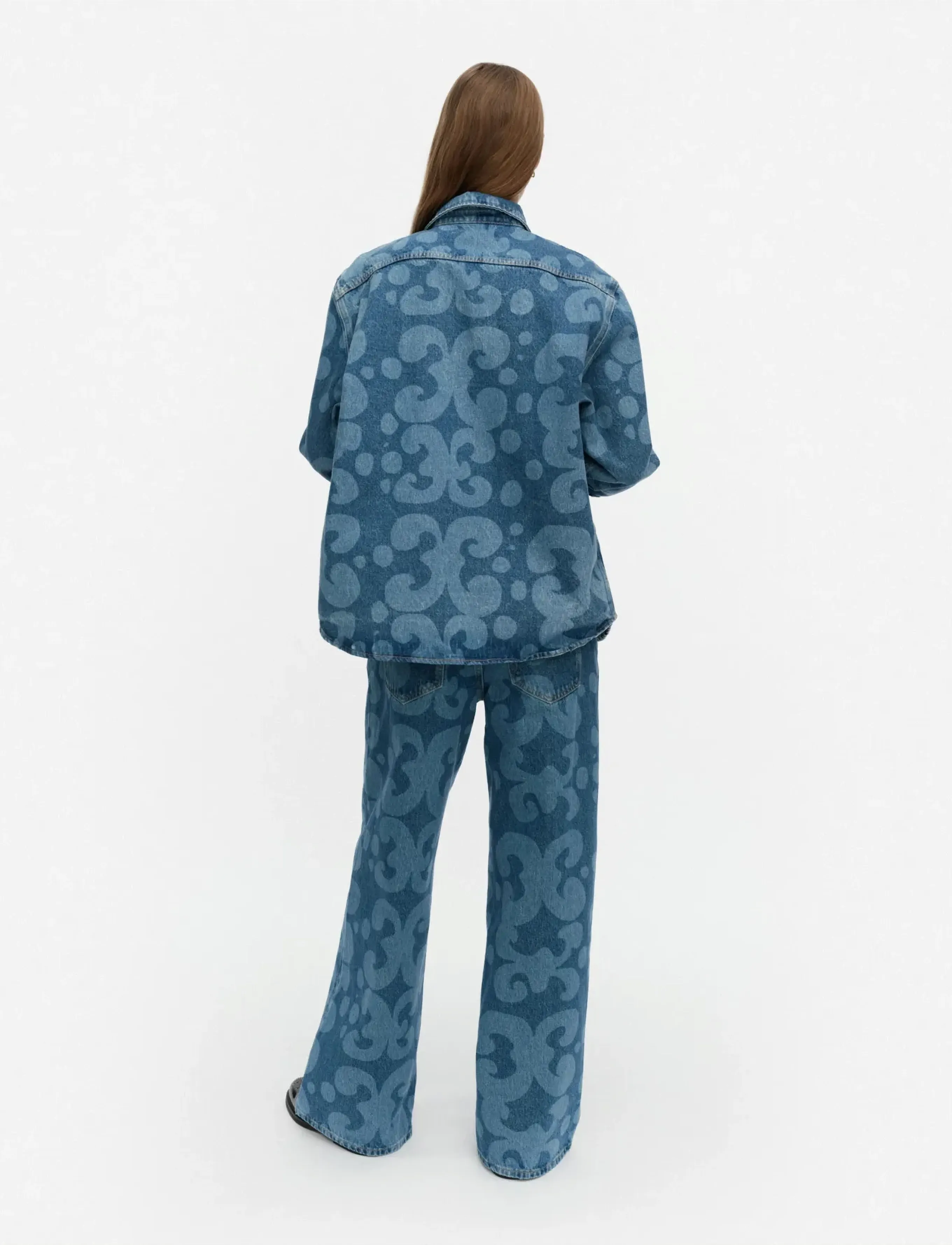 Marimekko - MARIDENIM VAIHE KEIDAS - gallaskyrtur - used indigo - 3