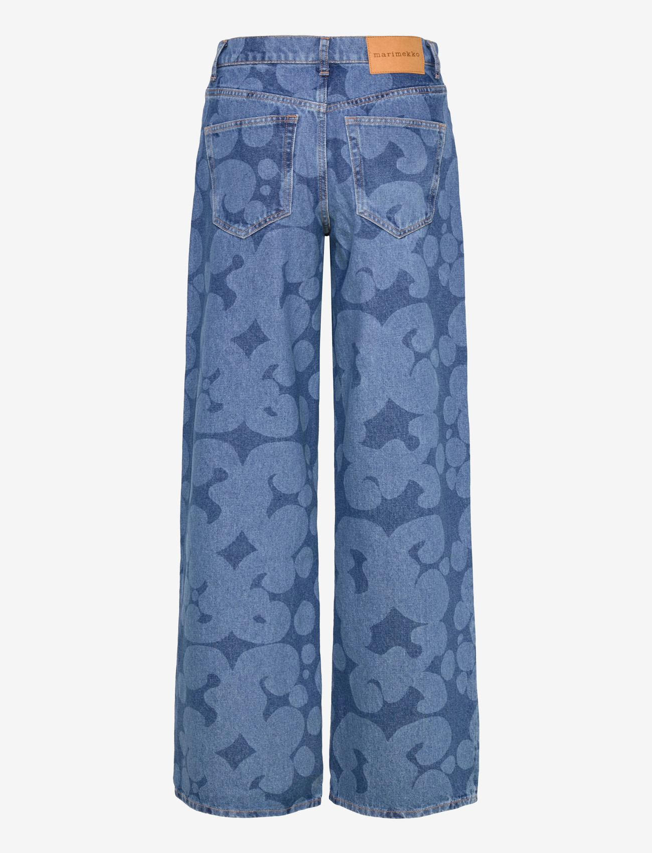 Marimekko - MARIDENIM LOOSE KEIDAS L - wide leg jeans - used indigo - 2
