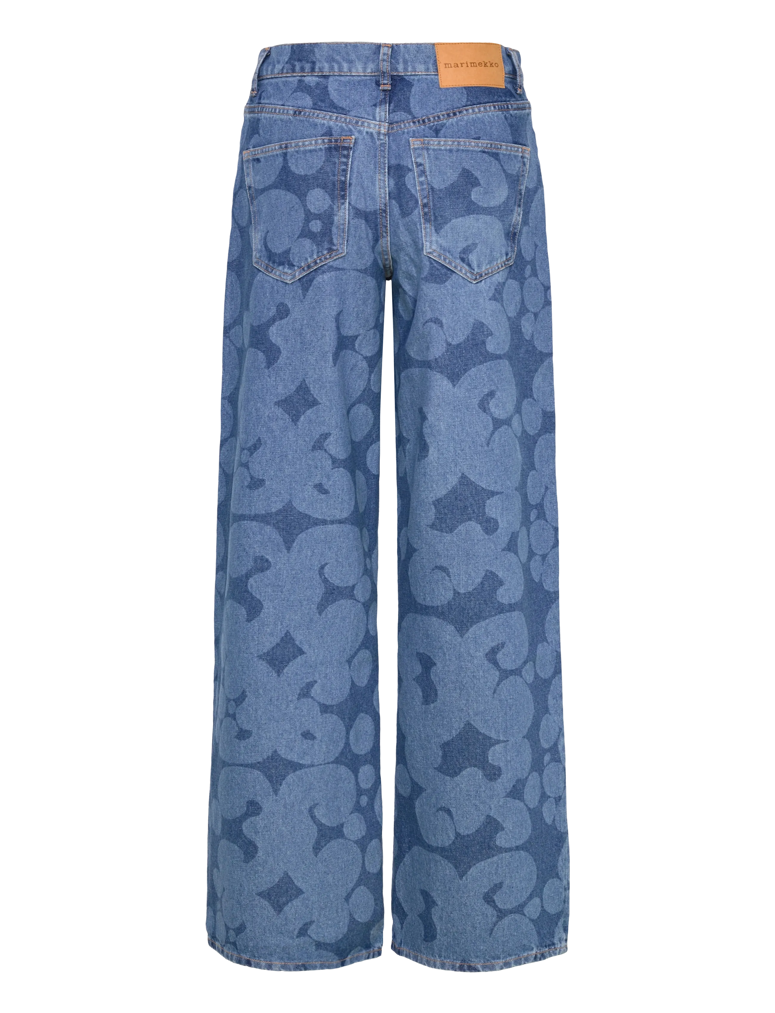 Marimekko - MARIDENIM LOOSE KEIDAS L - wide leg jeans - used indigo - 2