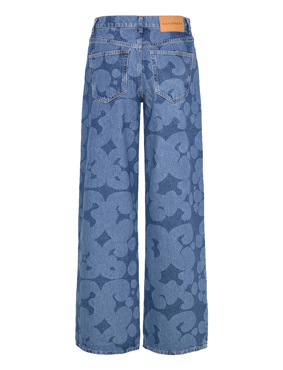 Marimekko - MARIDENIM LOOSE KEIDAS L - brede jeans - used indigo - 2