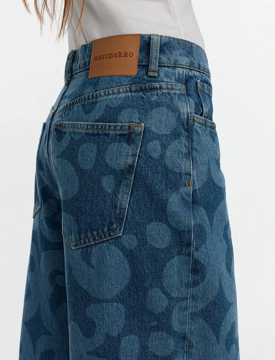 Marimekko - MARIDENIM LOOSE KEIDAS L - brede jeans - used indigo - 5