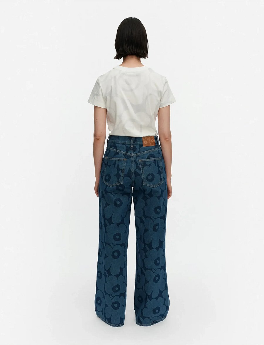 Marimekko - MARIDENIM WIDE UNIKKO - vida jeans - mid indigo - 3