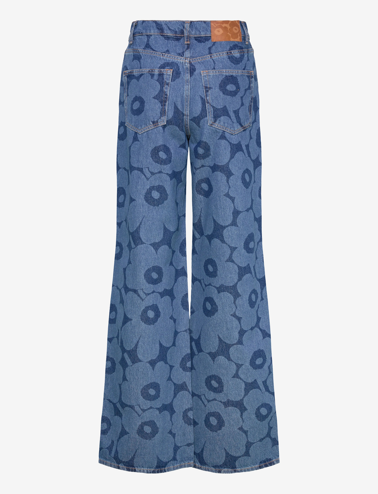 Marimekko - MARIDENIM WIDE UNIKKO L - laia säärega teksad - mid indigo - 2