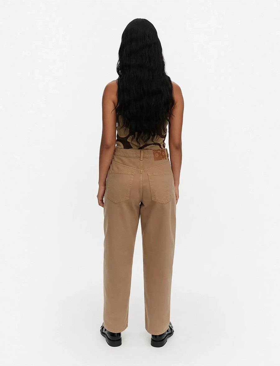 Marimekko - MARIDENIM BARREL - barrel jeans - brown - 3
