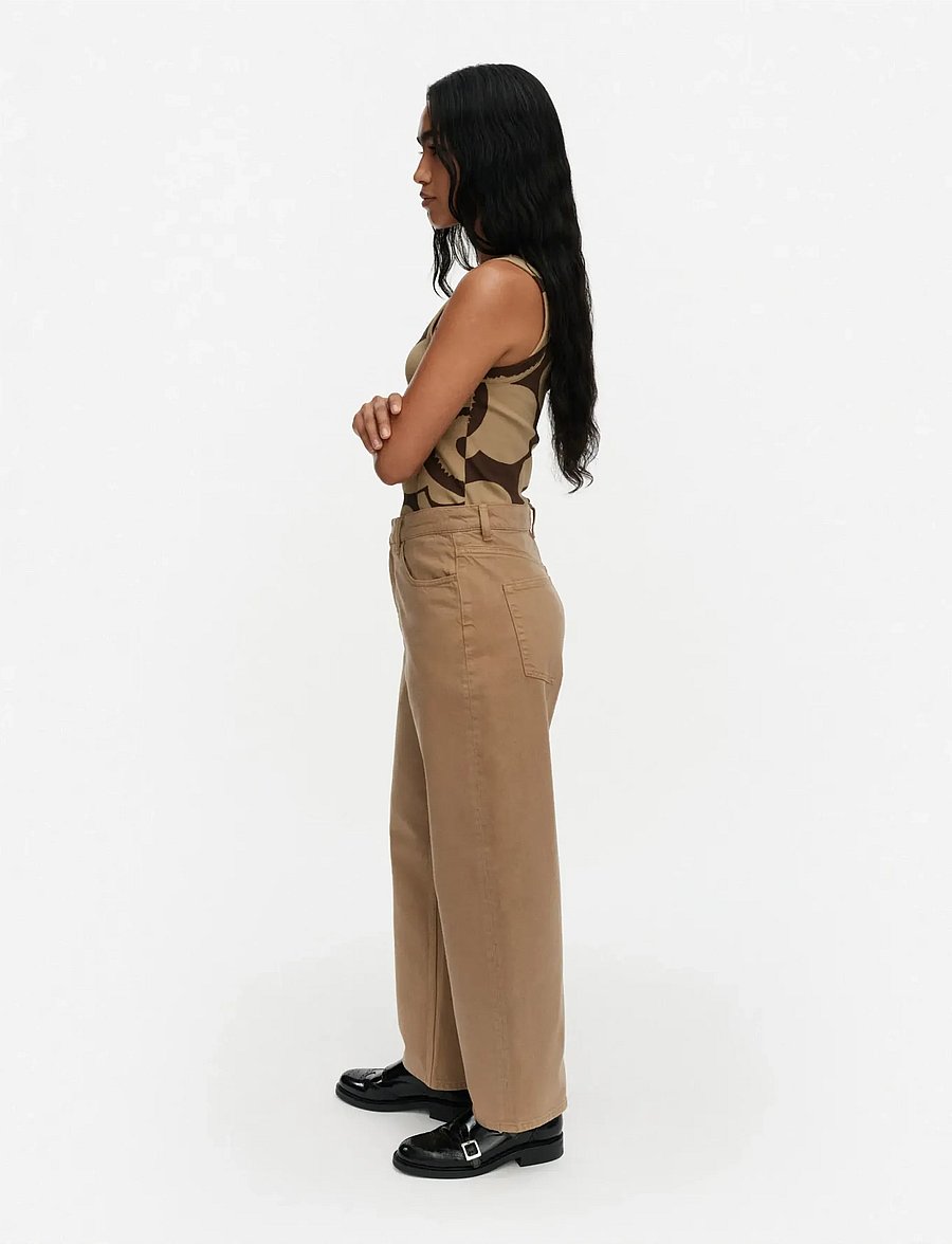 Marimekko - MARIDENIM BARREL - barrel jeans - brown - 4
