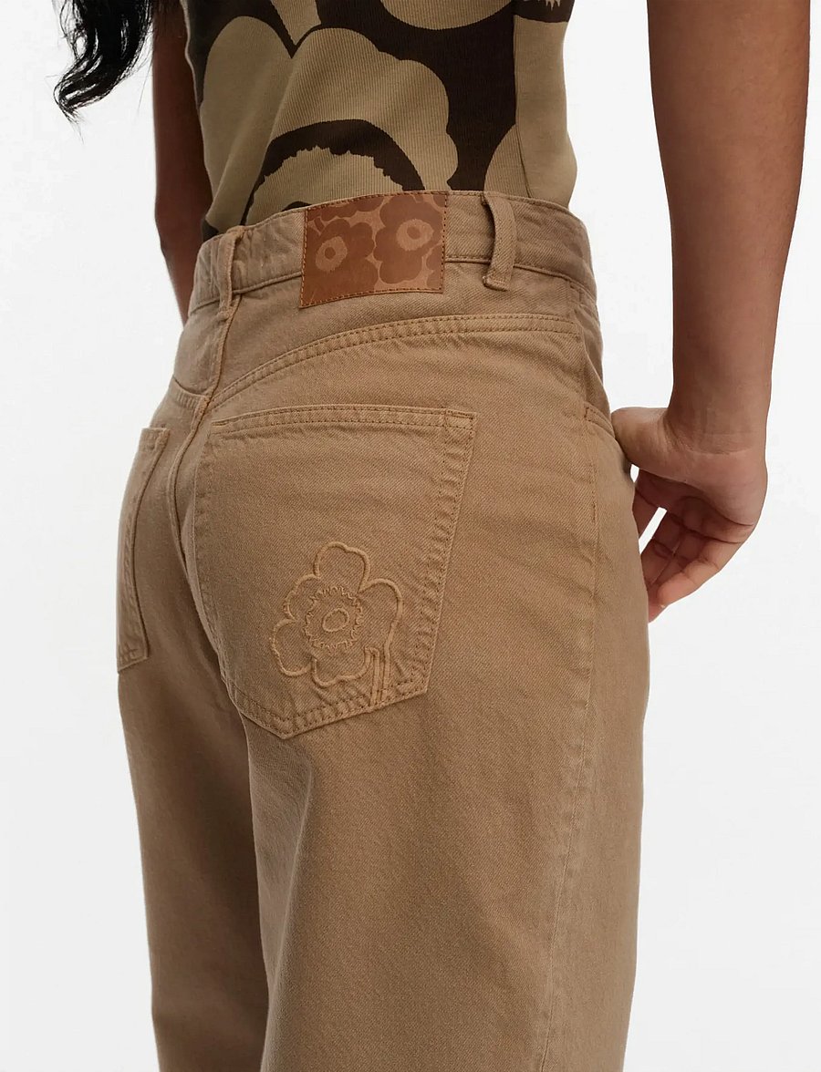 Marimekko - MARIDENIM BARREL - barrel jeans - brown - 5