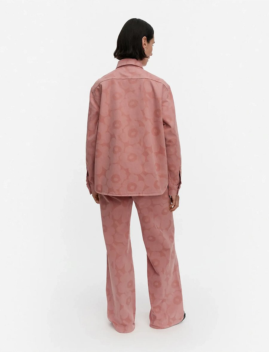 Marimekko - MARIDENIM VAIHE UNIKKO - denim shirts - pink, light pink - 3