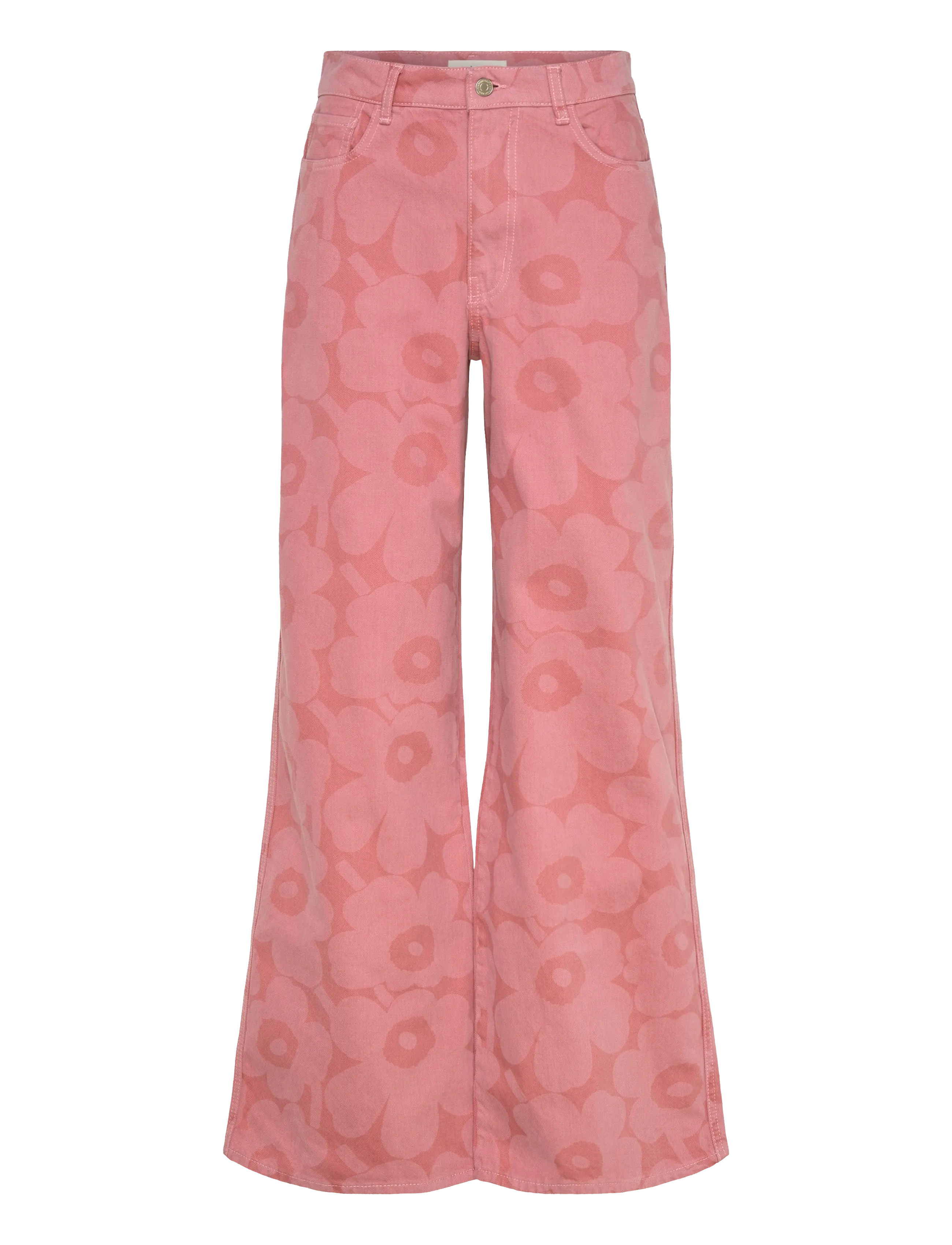 Marimekko MARIDENIM WIDE UNIKKO - Jeans - PINK, LIGHT PINK / pink/rose
