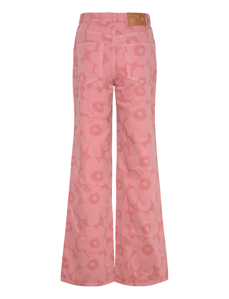 Marimekko - MARIDENIM WIDE UNIKKO L - schlaghosen - pink, light pink - 2