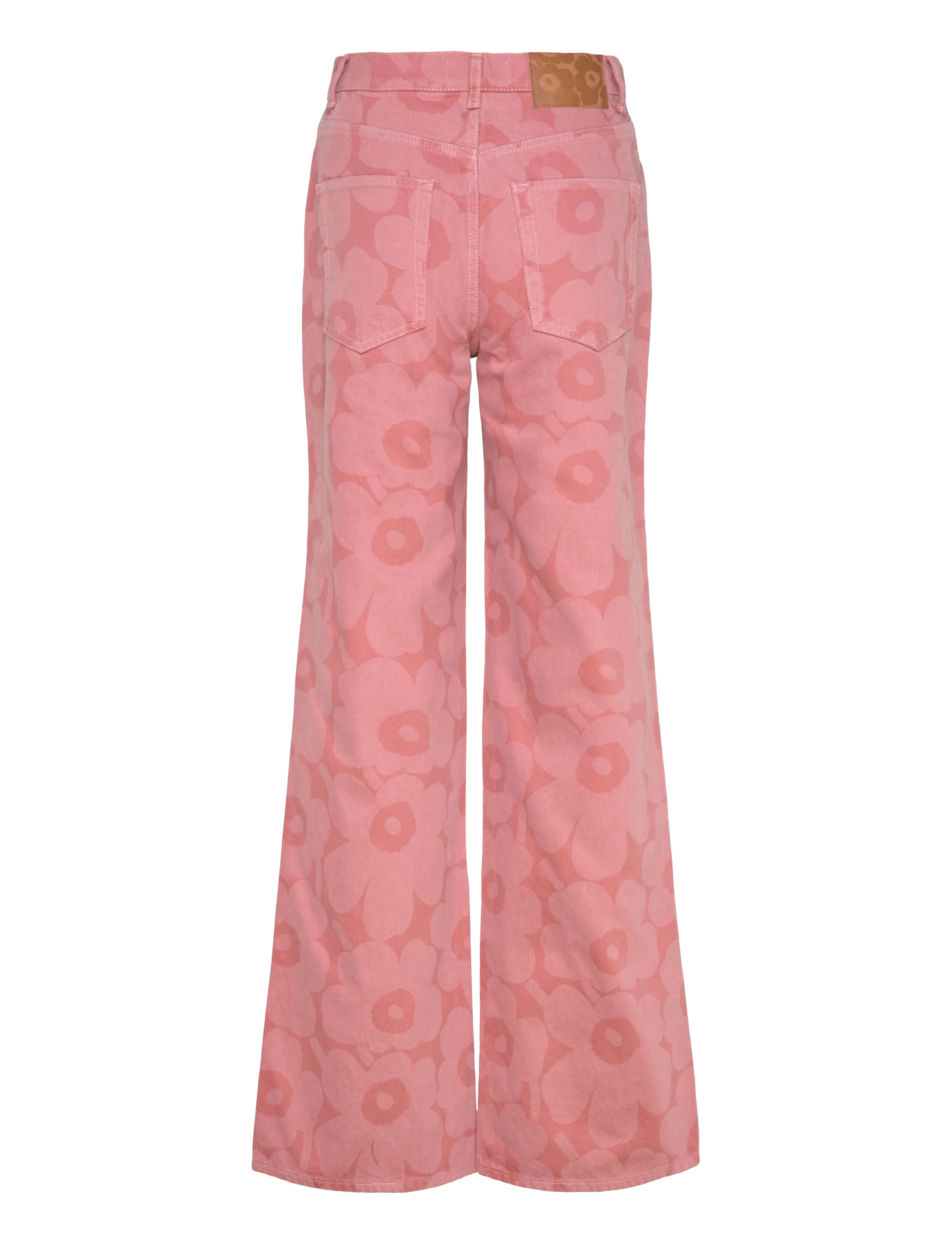 Marimekko - MARIDENIM WIDE UNIKKO L - flared jeans - pink, light pink - 2