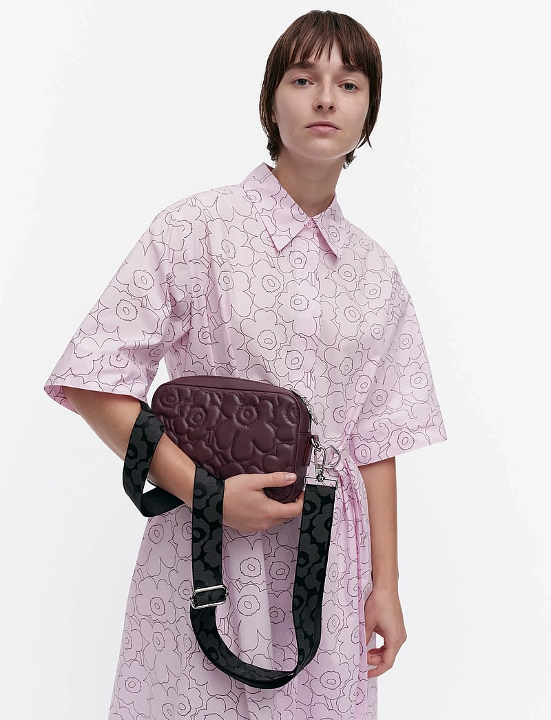 Marimekko - SOFT GRATHA UNIKKO - wine red - 0