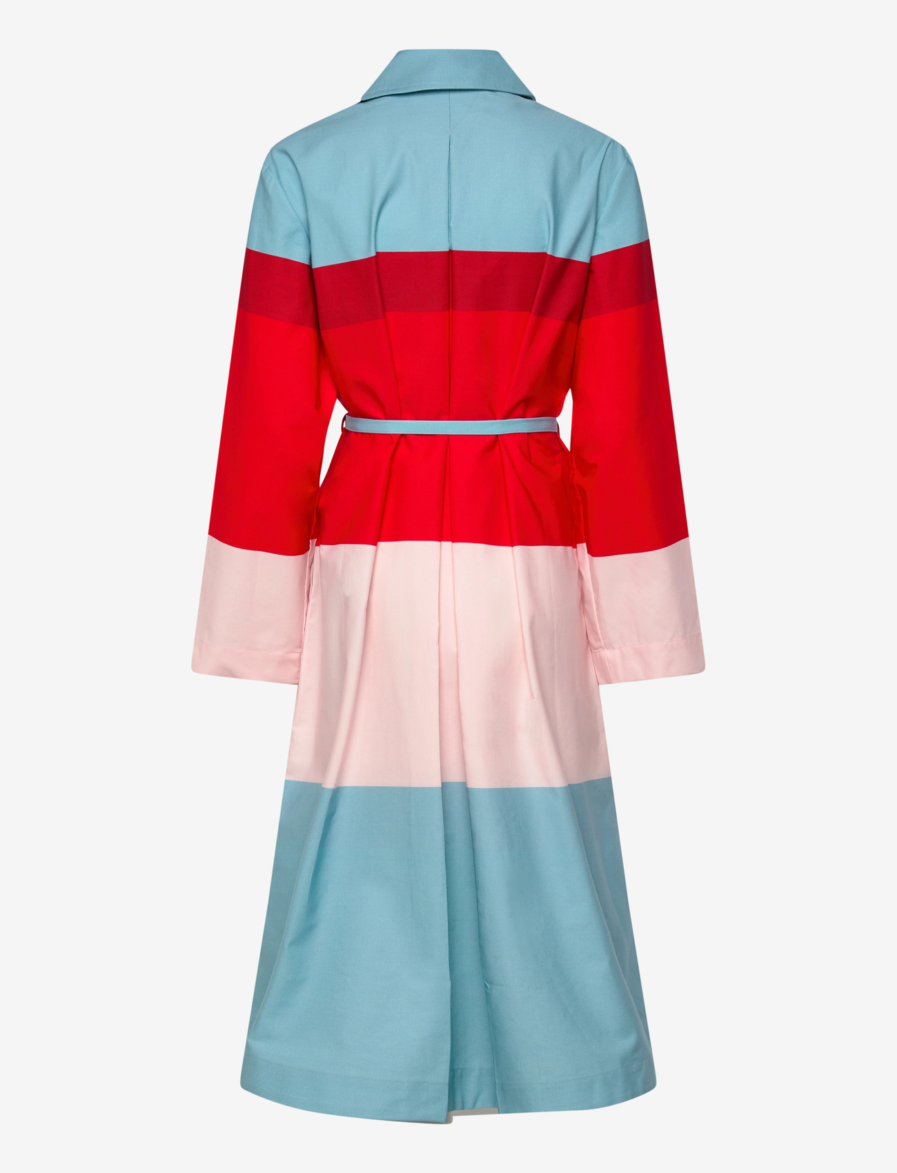 Marimekko - LUOMUS HENNIKA - skjortklänningar - red, light pink, light blue - 2