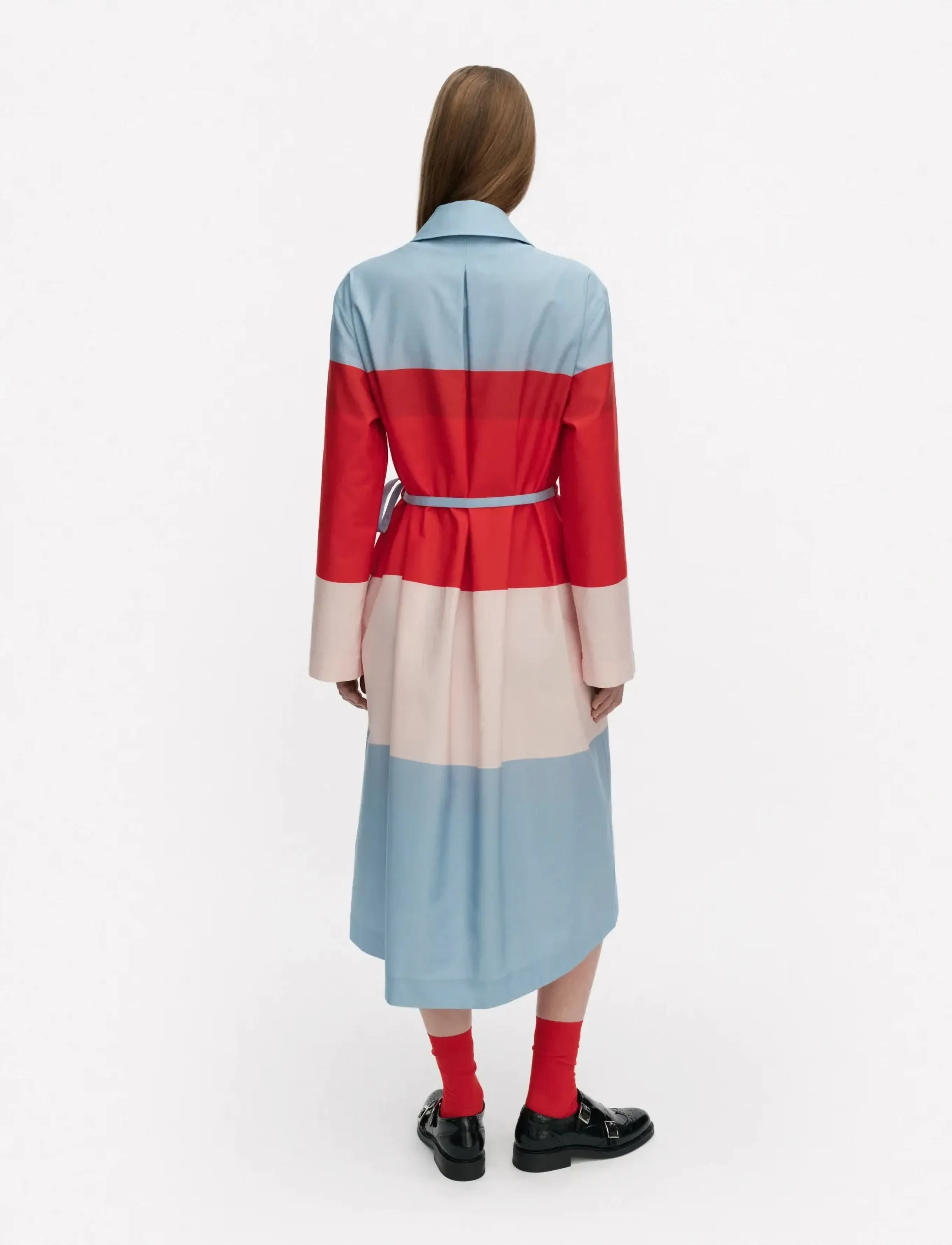 Marimekko - LUOMUS HENNIKA - skjortekjoler - red, light pink, light blue - 3
