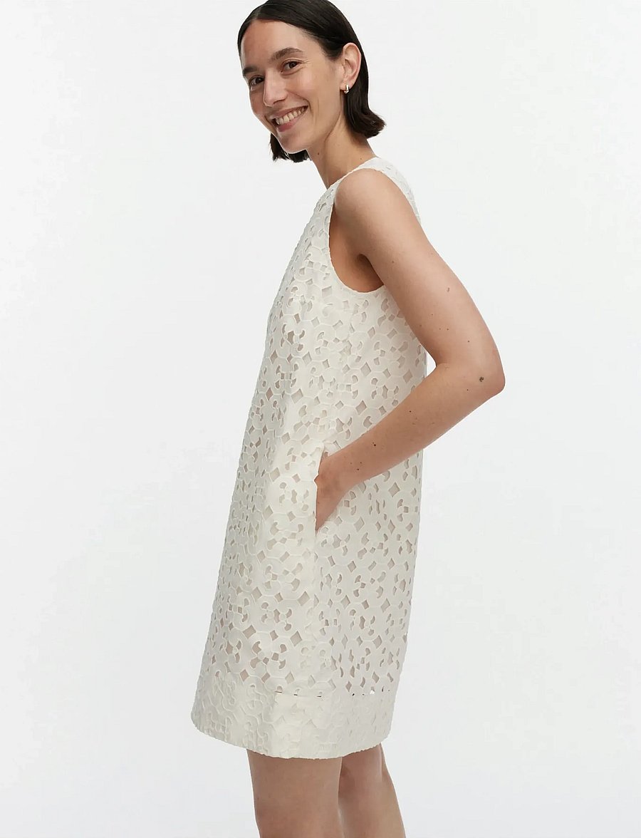 Marimekko - INNOITUS KEIDAS - short dresses - off-white - 5