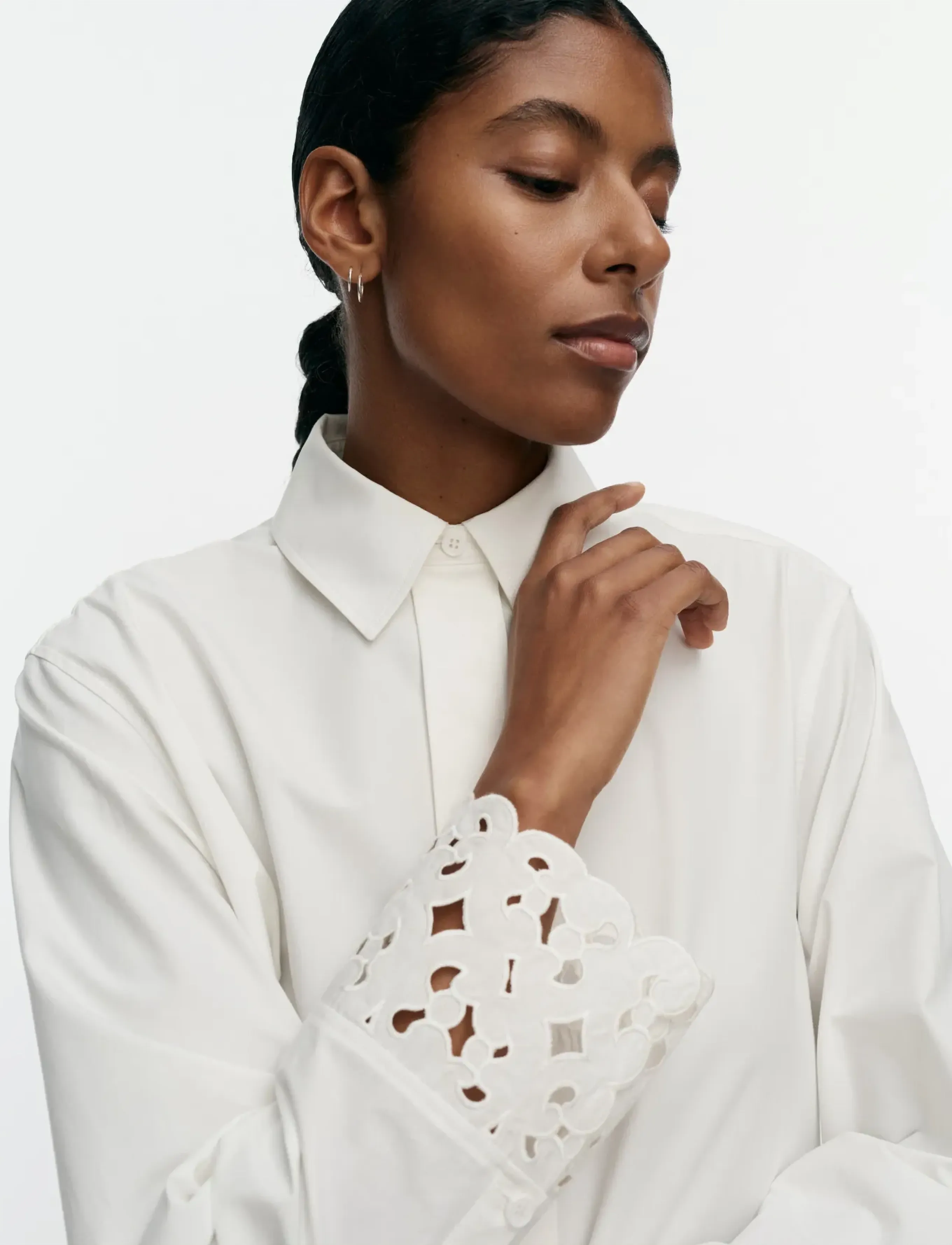 Marimekko - ETEVYYS KEIDAS - långärmade blusar - off-white - 3