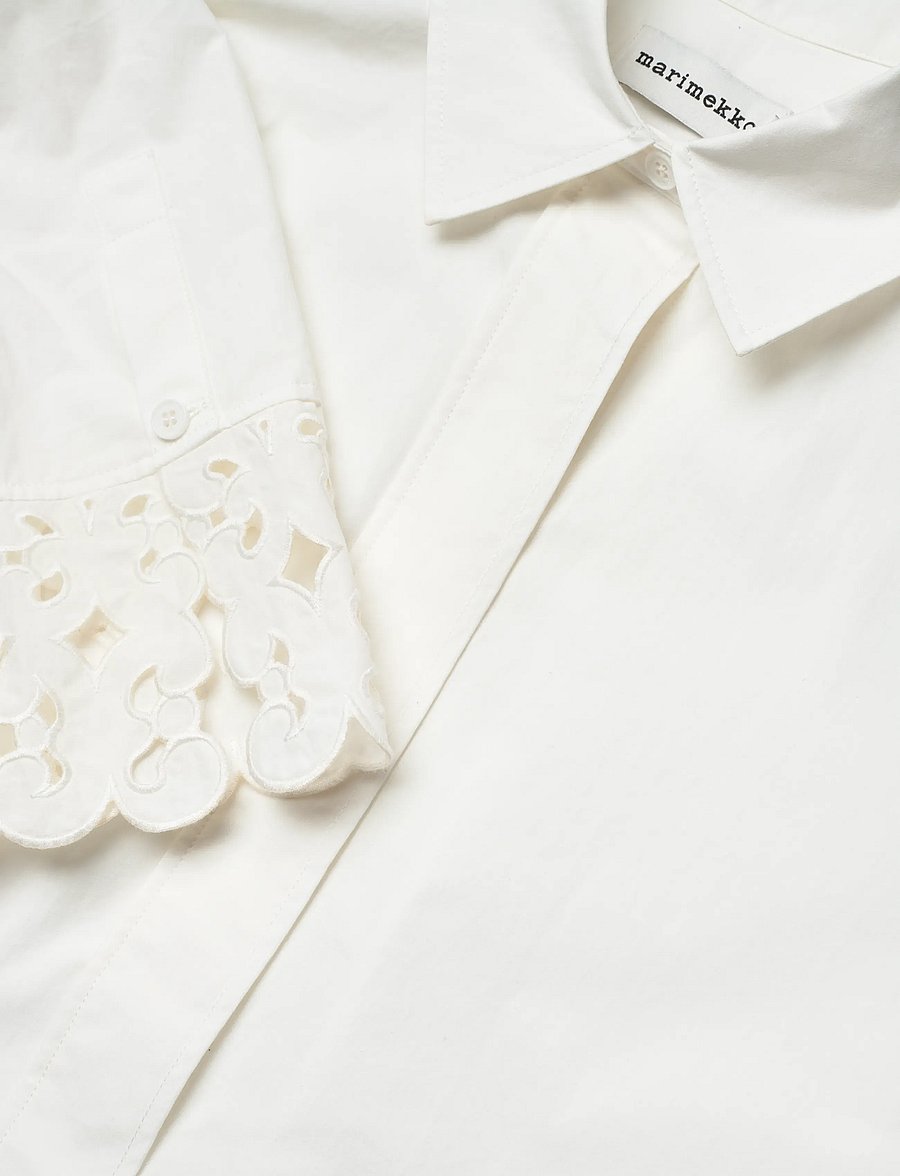 Marimekko - ETEVYYS KEIDAS - long sleeved blouses - off-white - 4