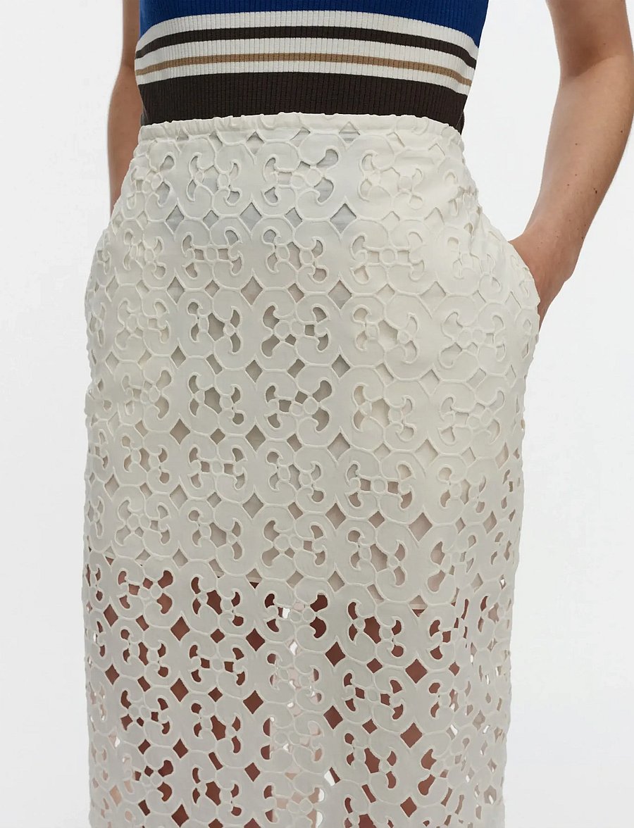 Marimekko - NOKKELUUS KEIDAS - midi skirts - off-white - 3