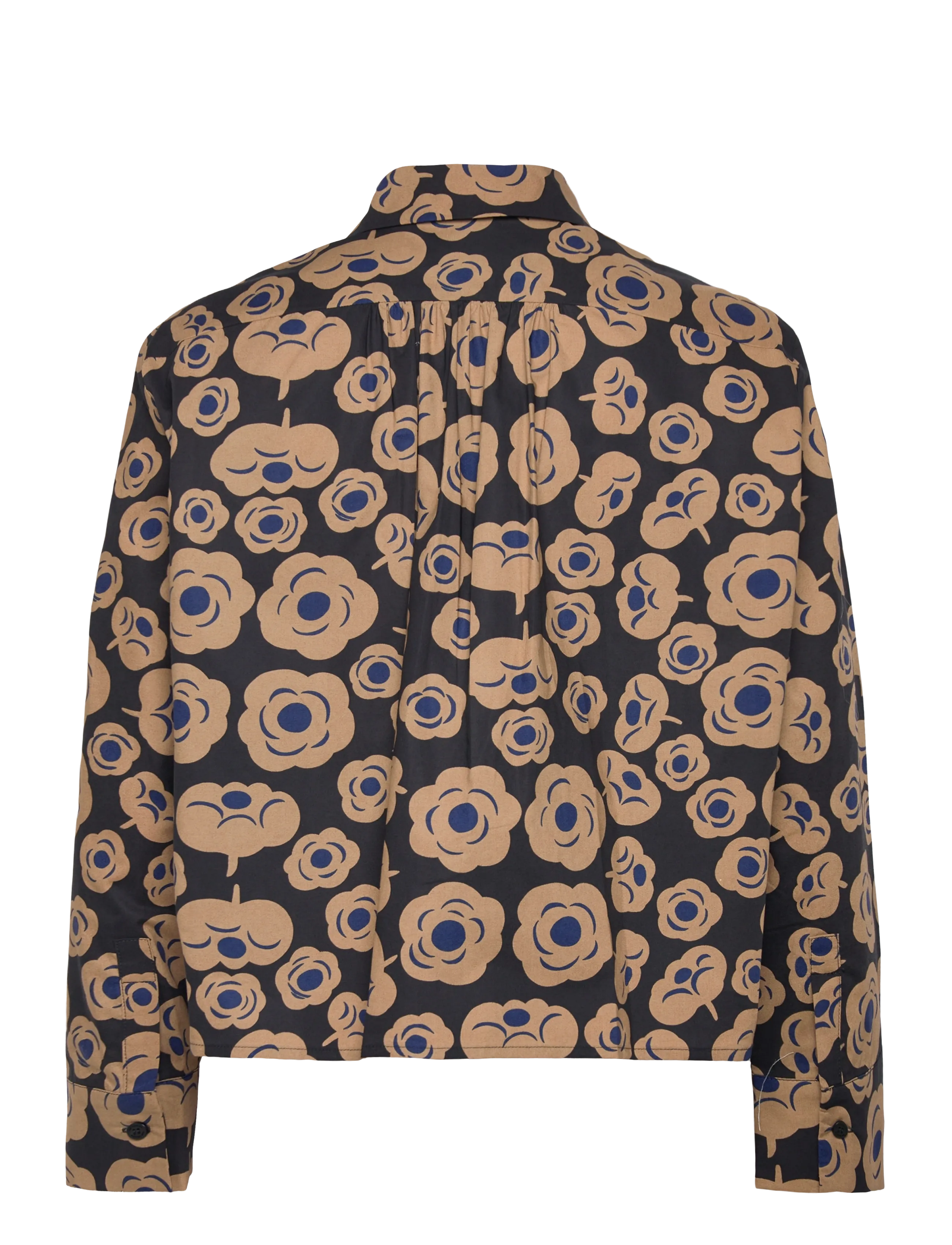 Marimekko - LUOTTA TUMMA - langærmede skjorter - black, beige, blue - 2