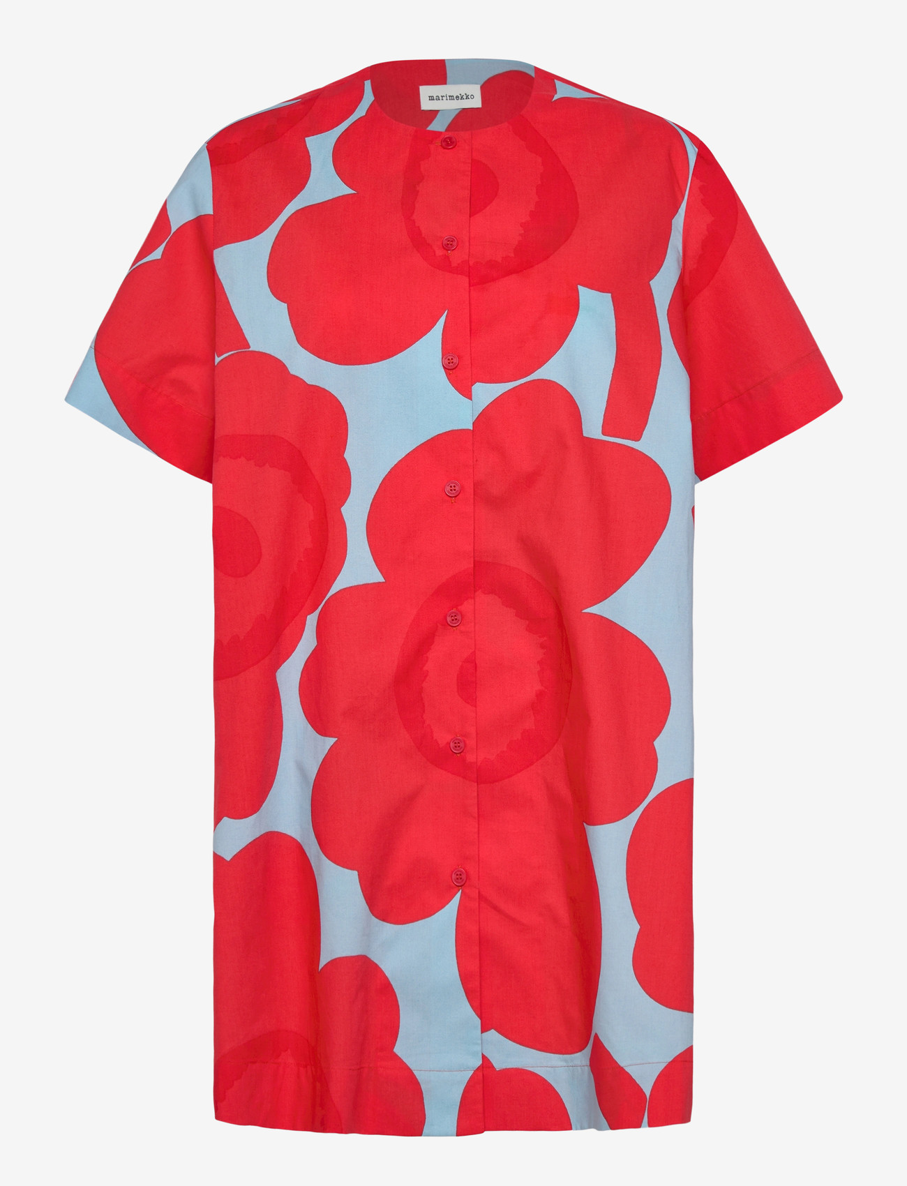 Marimekko - TAITAVUUS UNIKKO - särkkleidid - red, light blue - 1