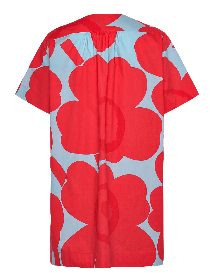 Marimekko - TAITAVUUS UNIKKO - särkkleidid - red, light blue - 2