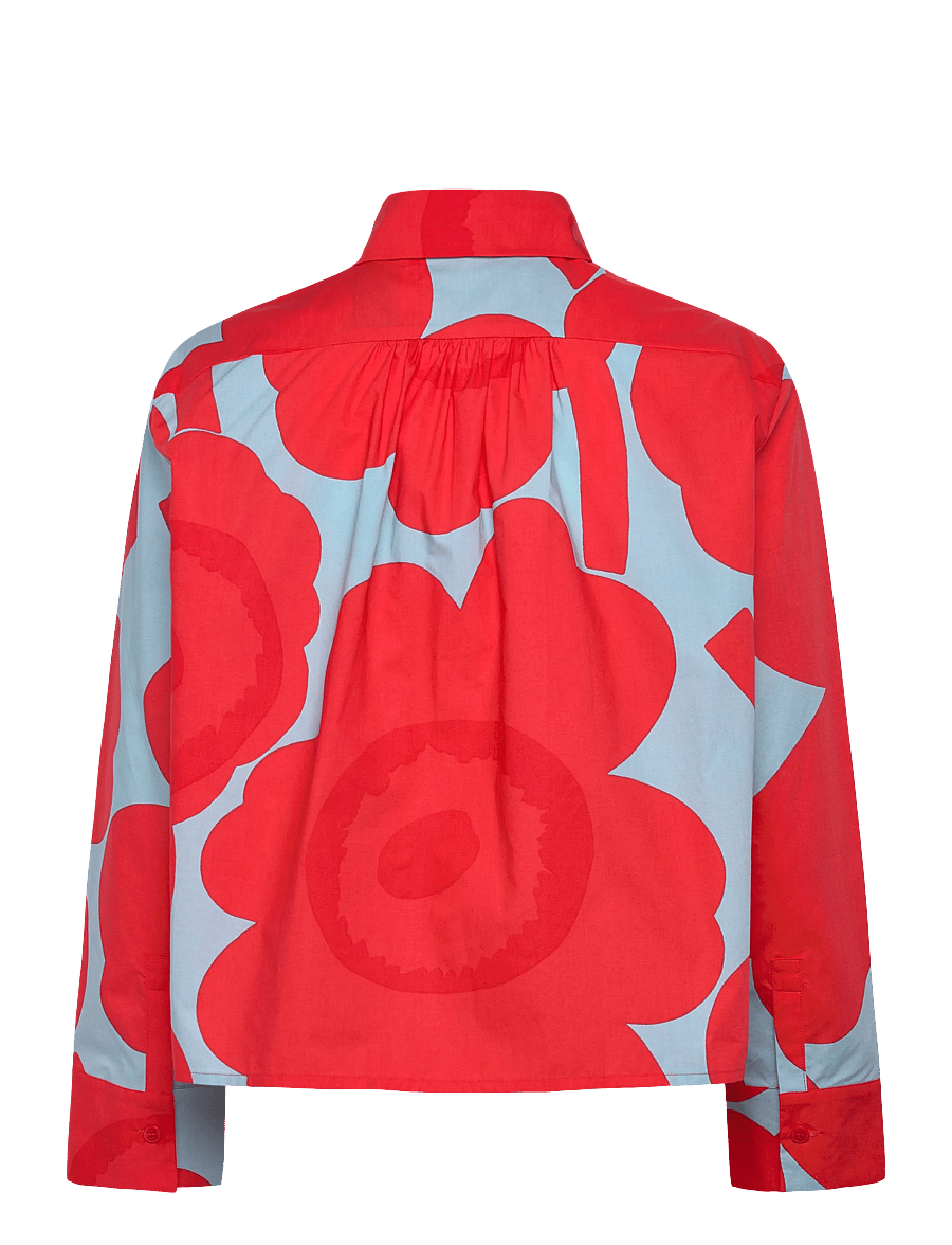 Marimekko - LUOTTA UNIKKO - jeanshemden - red, light blue - 2