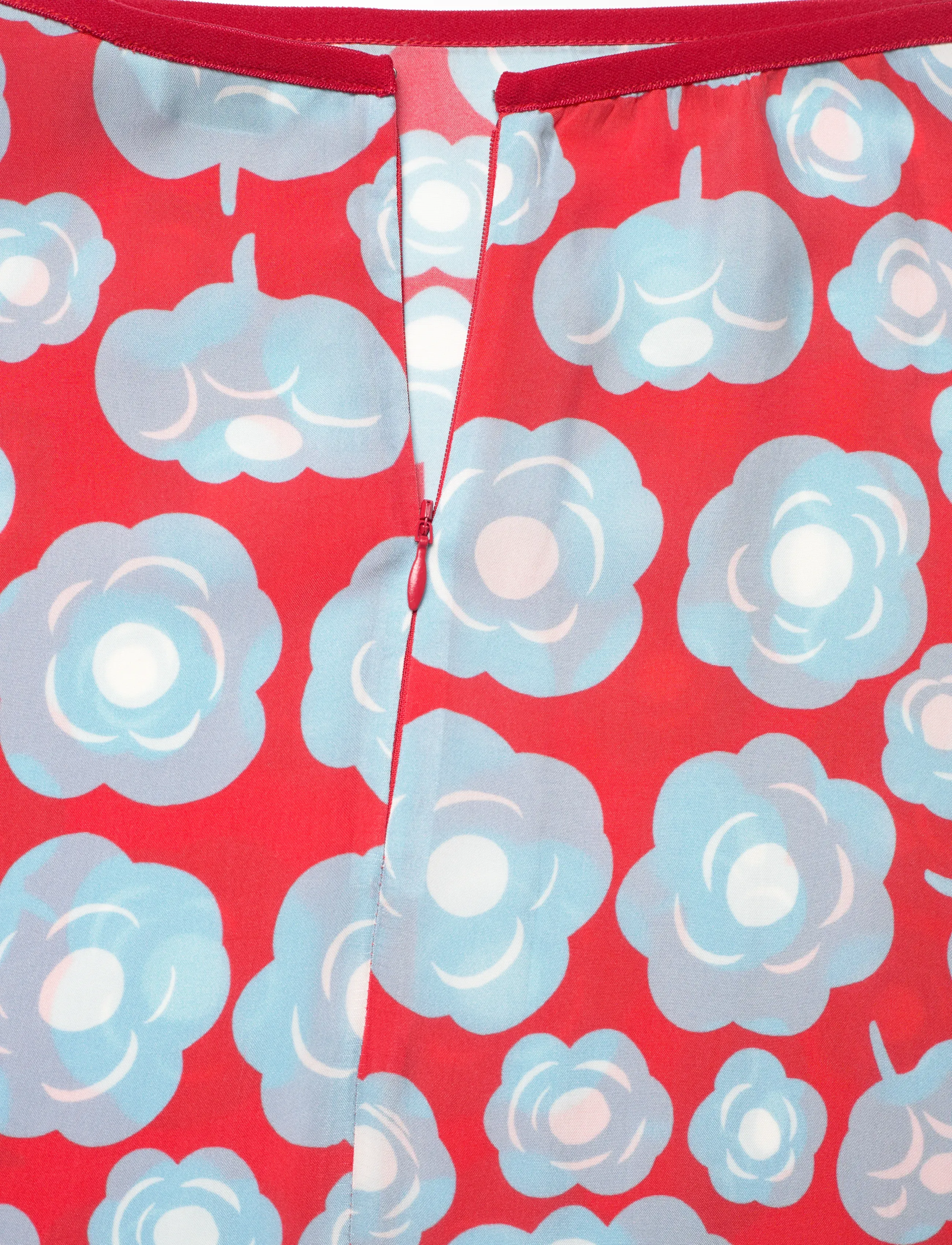 Marimekko - EDETÄ TUMMA - maxi röcke - light blue, red, off-white - 5