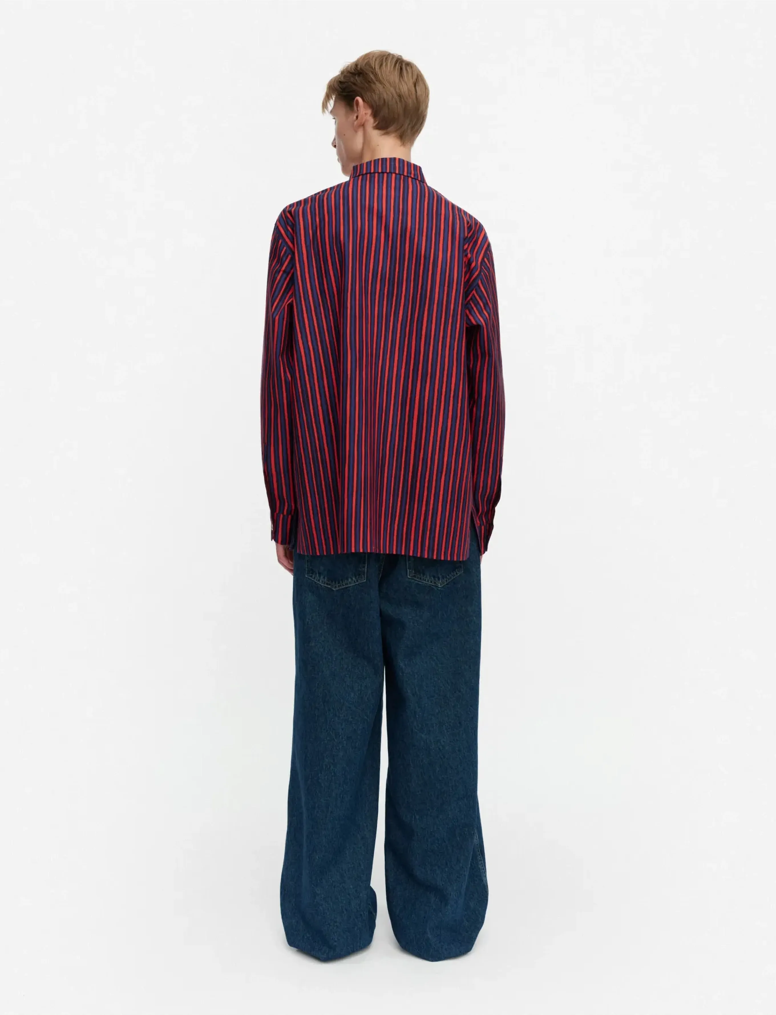 Marimekko - JOKAPOIKA 2026 - pitkähihaiset kauluspaidat - blue, red - 3
