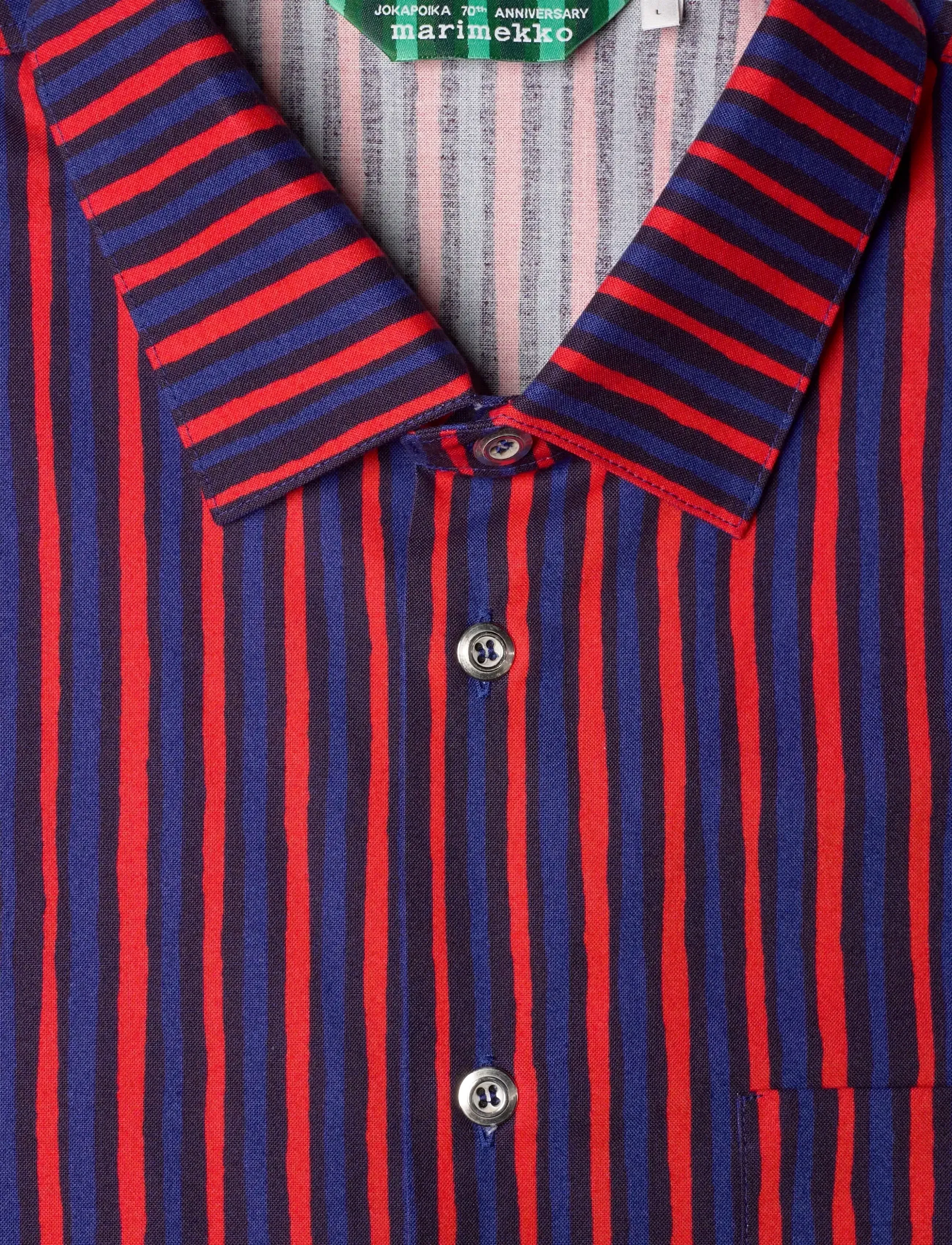 Marimekko - JOKAPOIKA 2026 - pitkähihaiset kauluspaidat - blue, red - 5