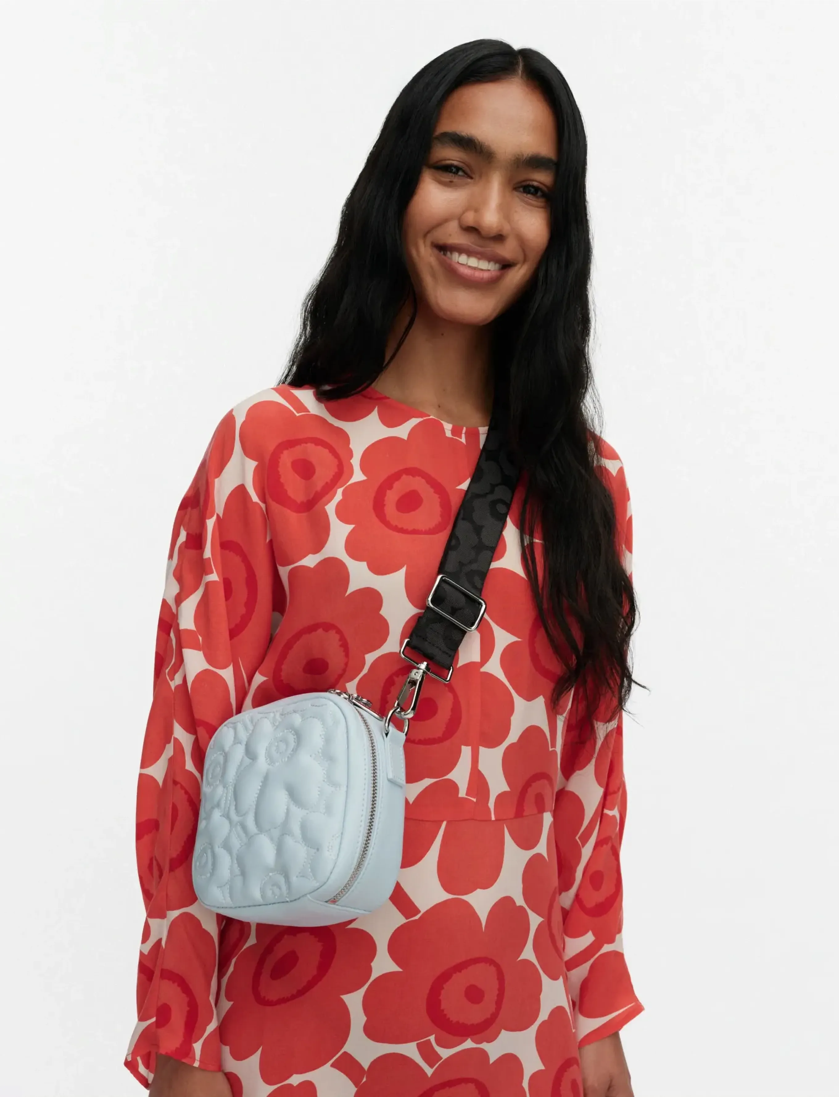Marimekko Baby Gratha Unikko, One Size, Blue, Tasker > Crossbody-Tasker, Dame