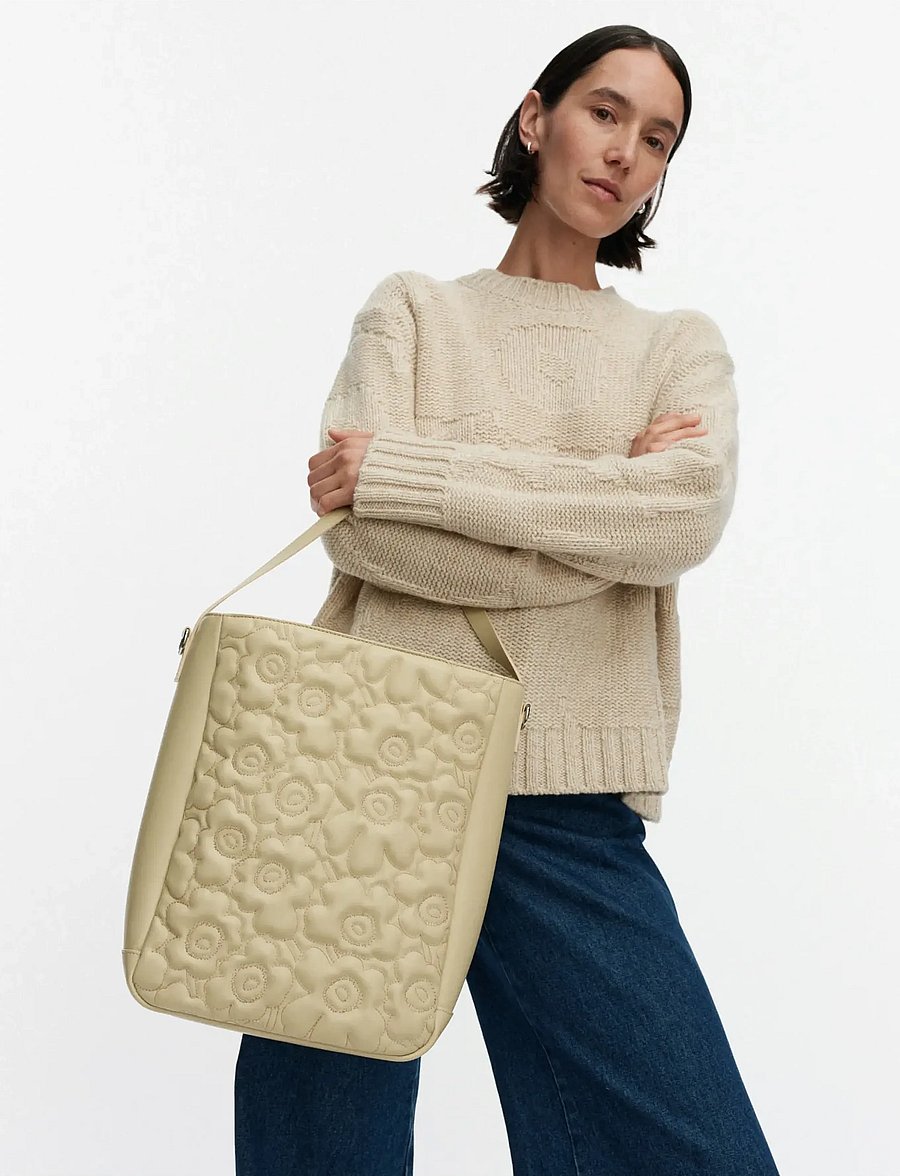 Marimekko - GRATHA TOTE UNIKKO - beige - 0