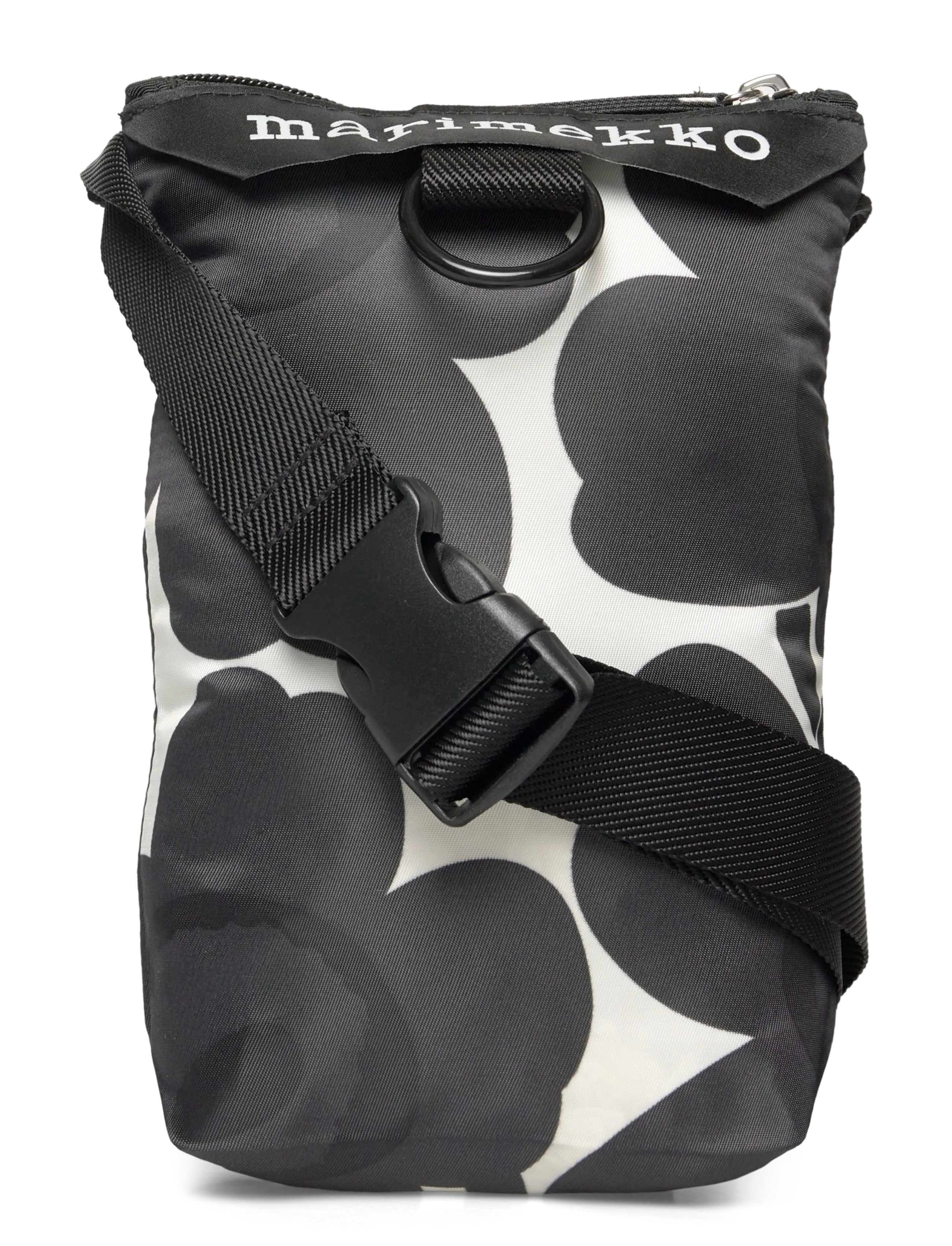 Marimekko - NEAT PHONE POCKET UNIKKO - dark grey, off-white - 1
