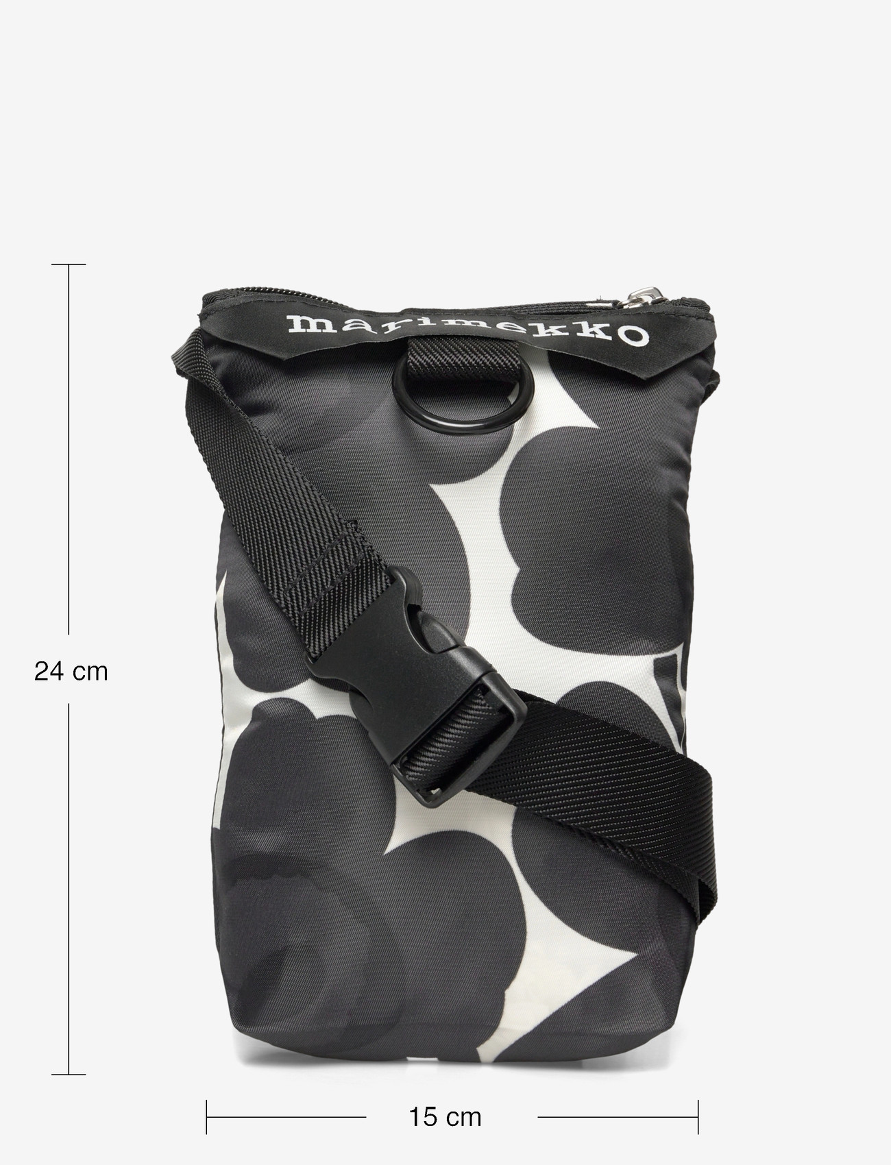 Marimekko - NEAT PHONE POCKET UNIKKO - modetrender - dark grey, off-white - 4