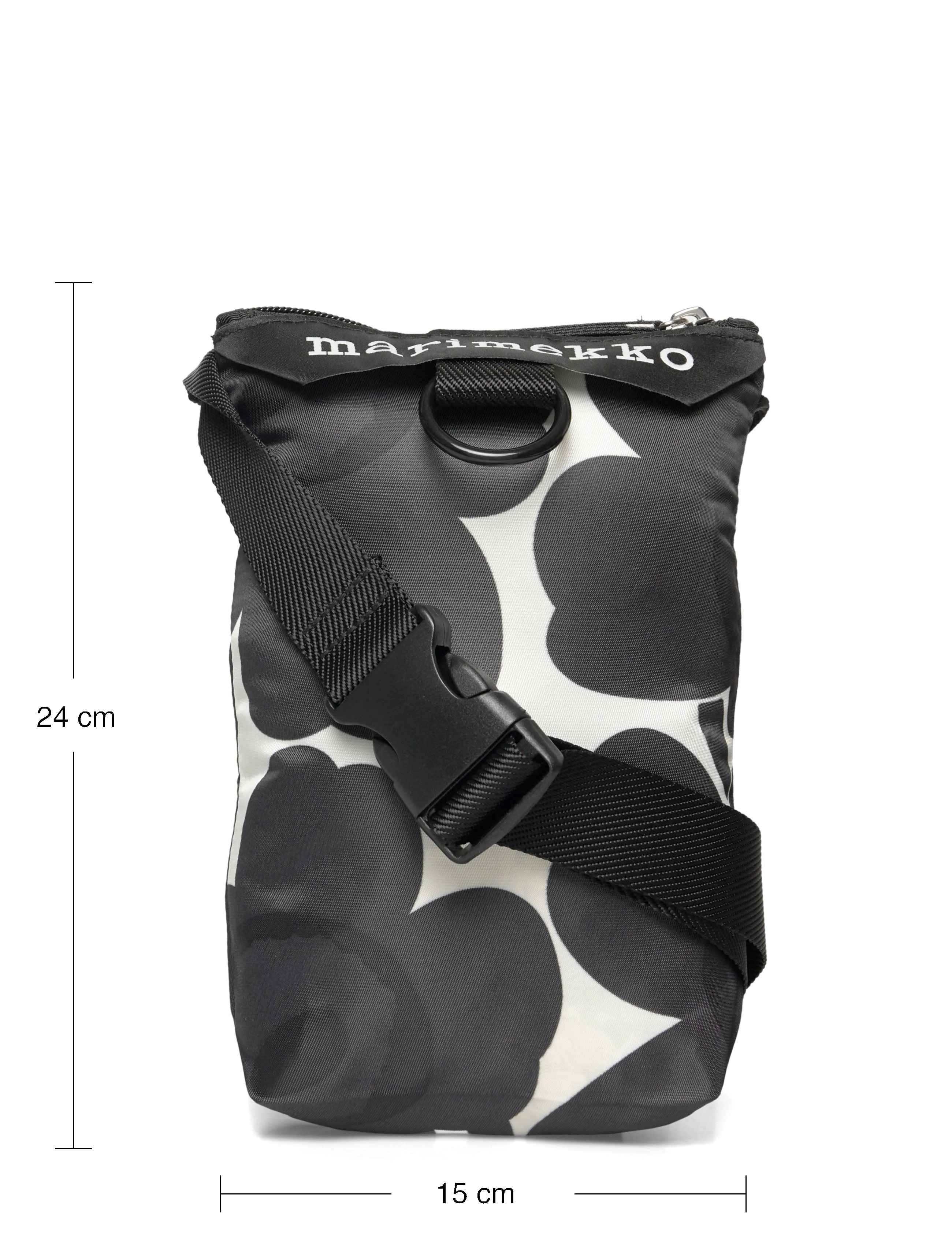 Marimekko - NEAT PHONE POCKET UNIKKO - dark grey, off-white - 4