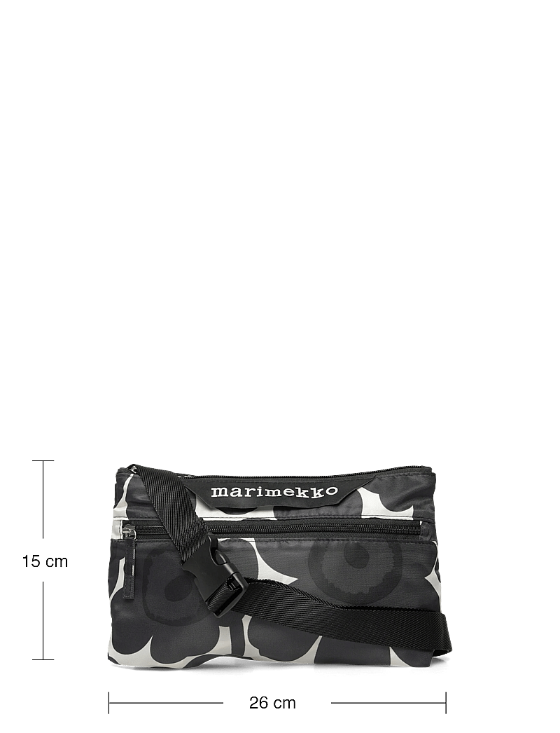 Marimekko - NEAT CROSSBODY UNIKKO S - modetrends - dark grey, off-white - 4