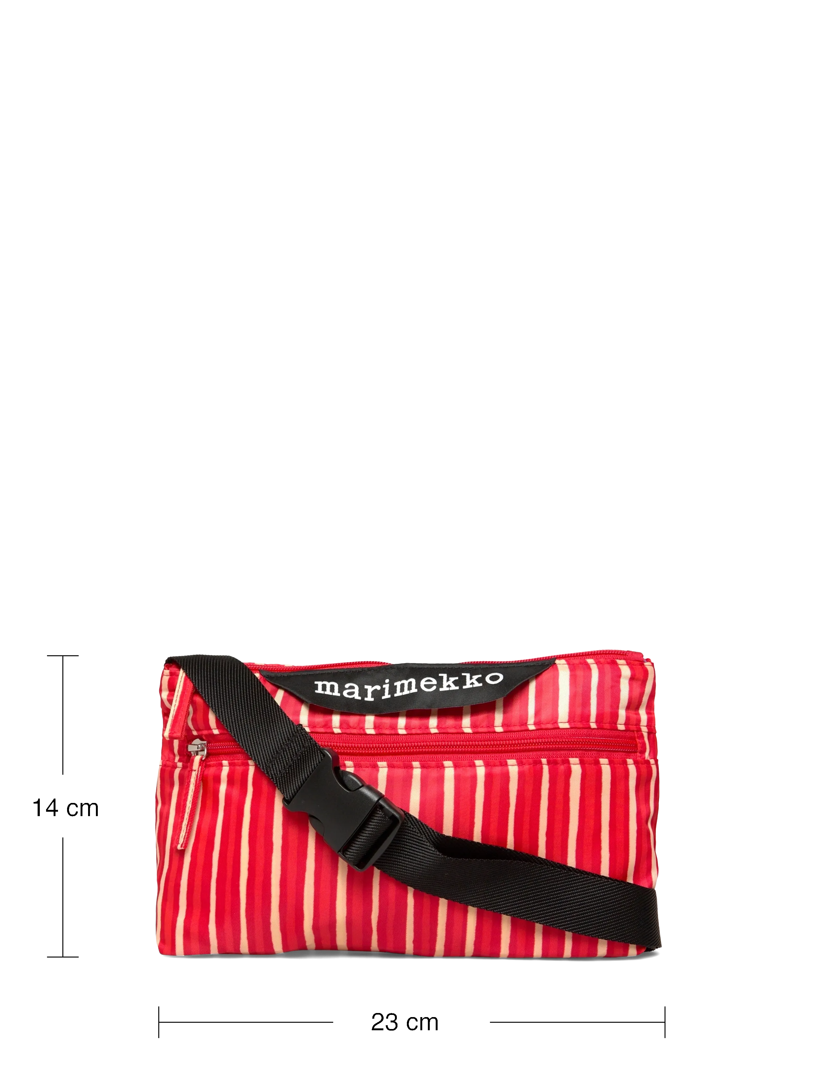 Marimekko - NEAT CROSSBODY PICCOLO S - red, beige - 4