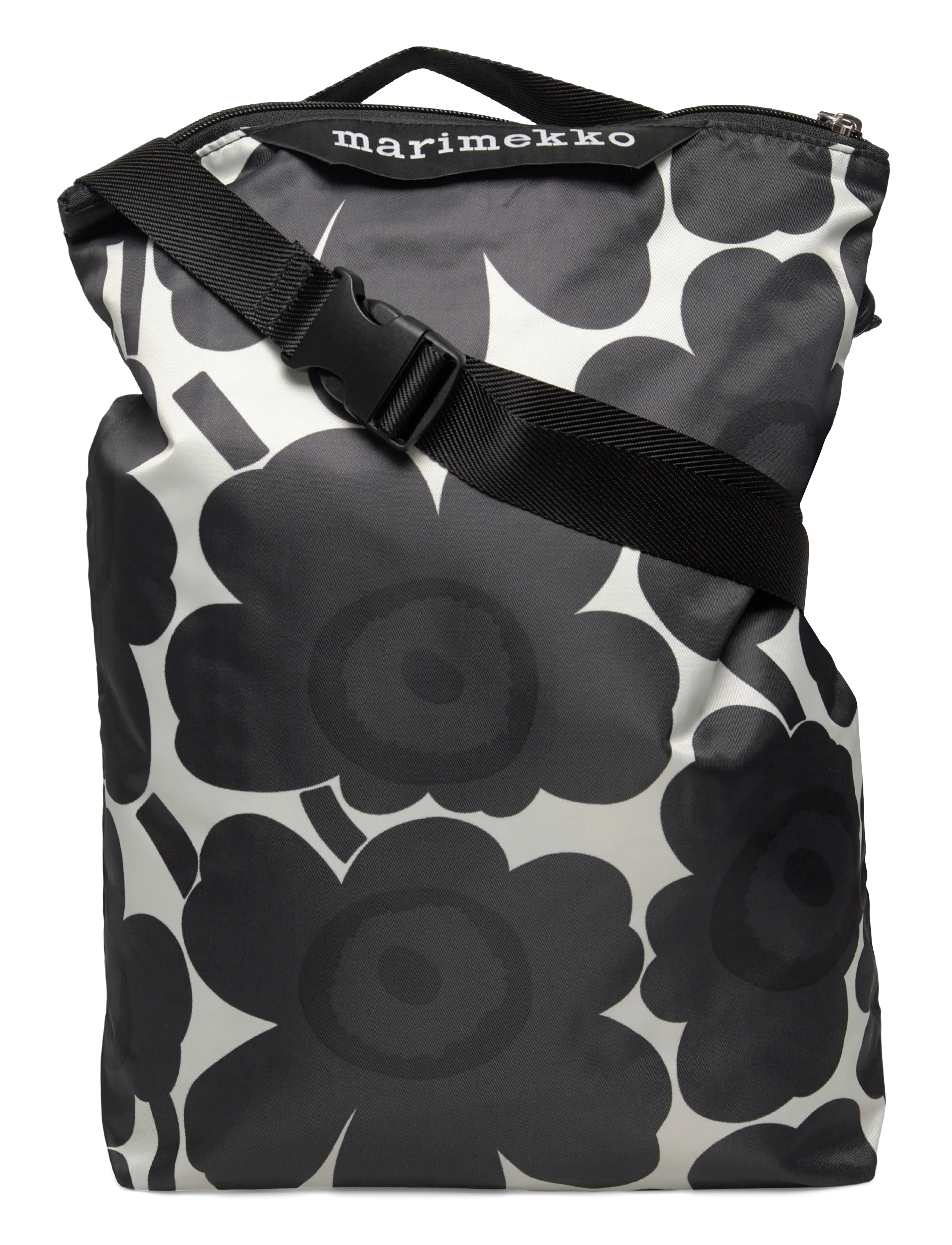 Marimekko NEAT CROSSBODY UNIKKO M -  - DARK GREY, OFF-WHITE / black