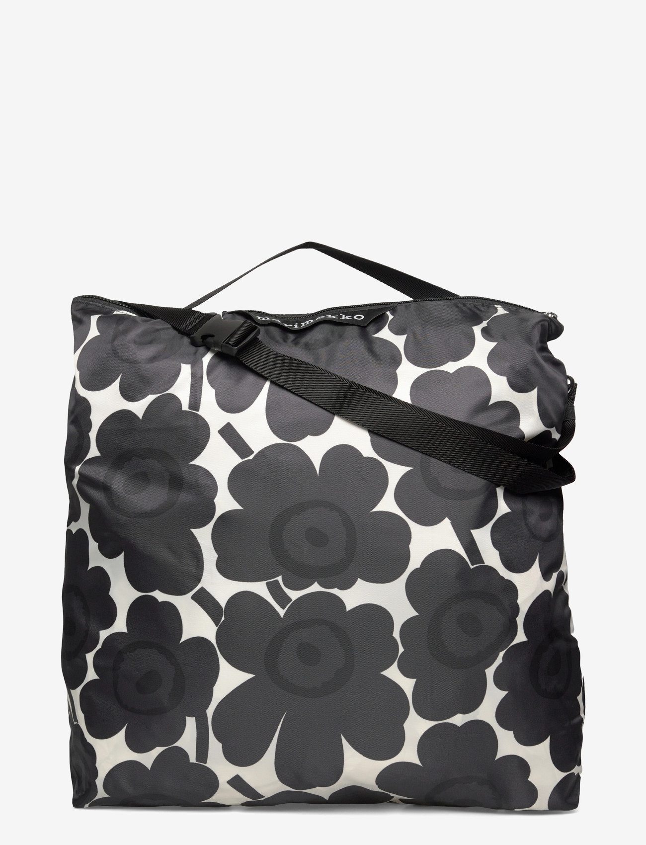 Marimekko - NEAT CROSSBODY UNIKKO L - tote-stiilis kotid - dark grey, off-white - 1