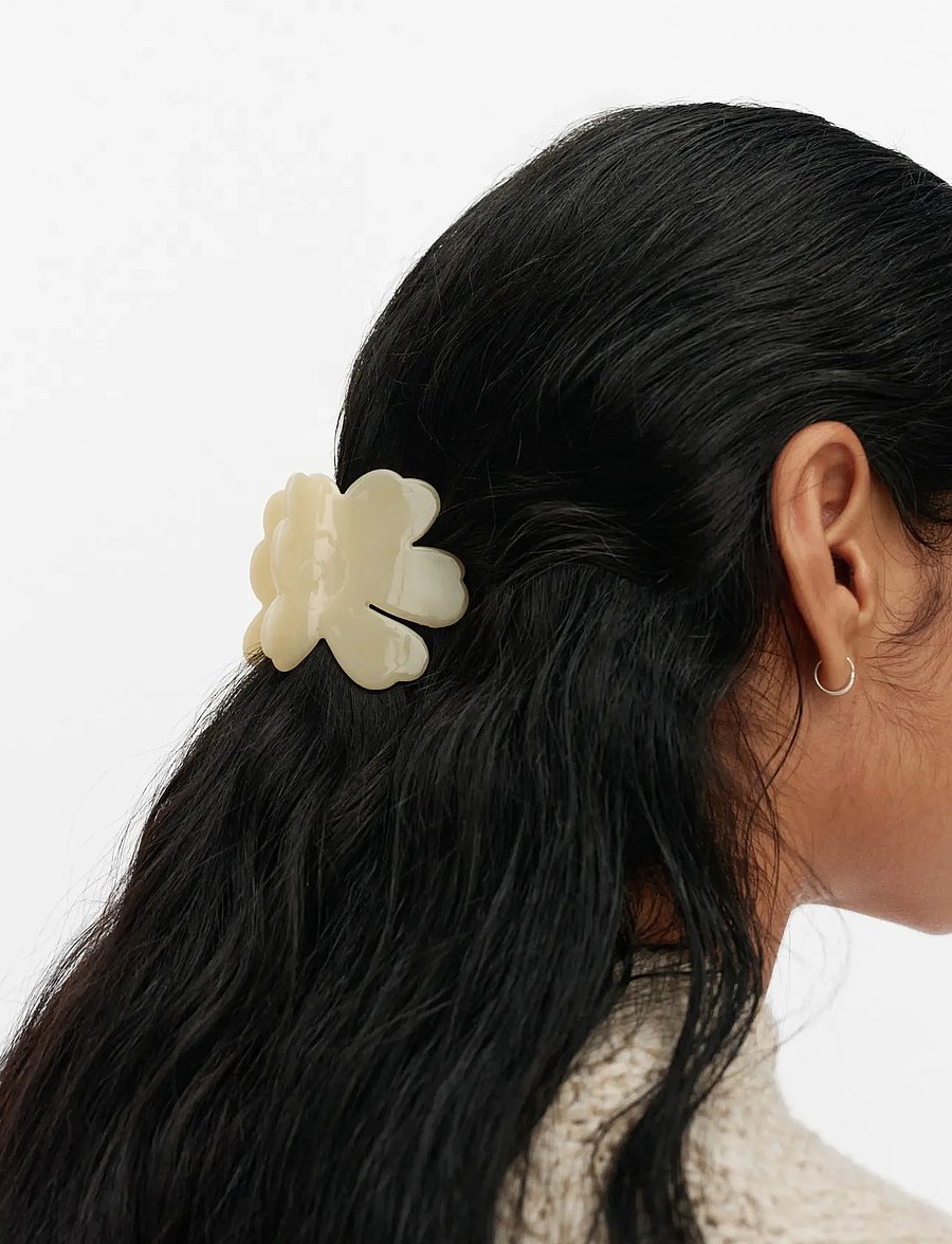 Marimekko - UNIKKO HAIR CLIP SMALL - haarspangen - beige - 0